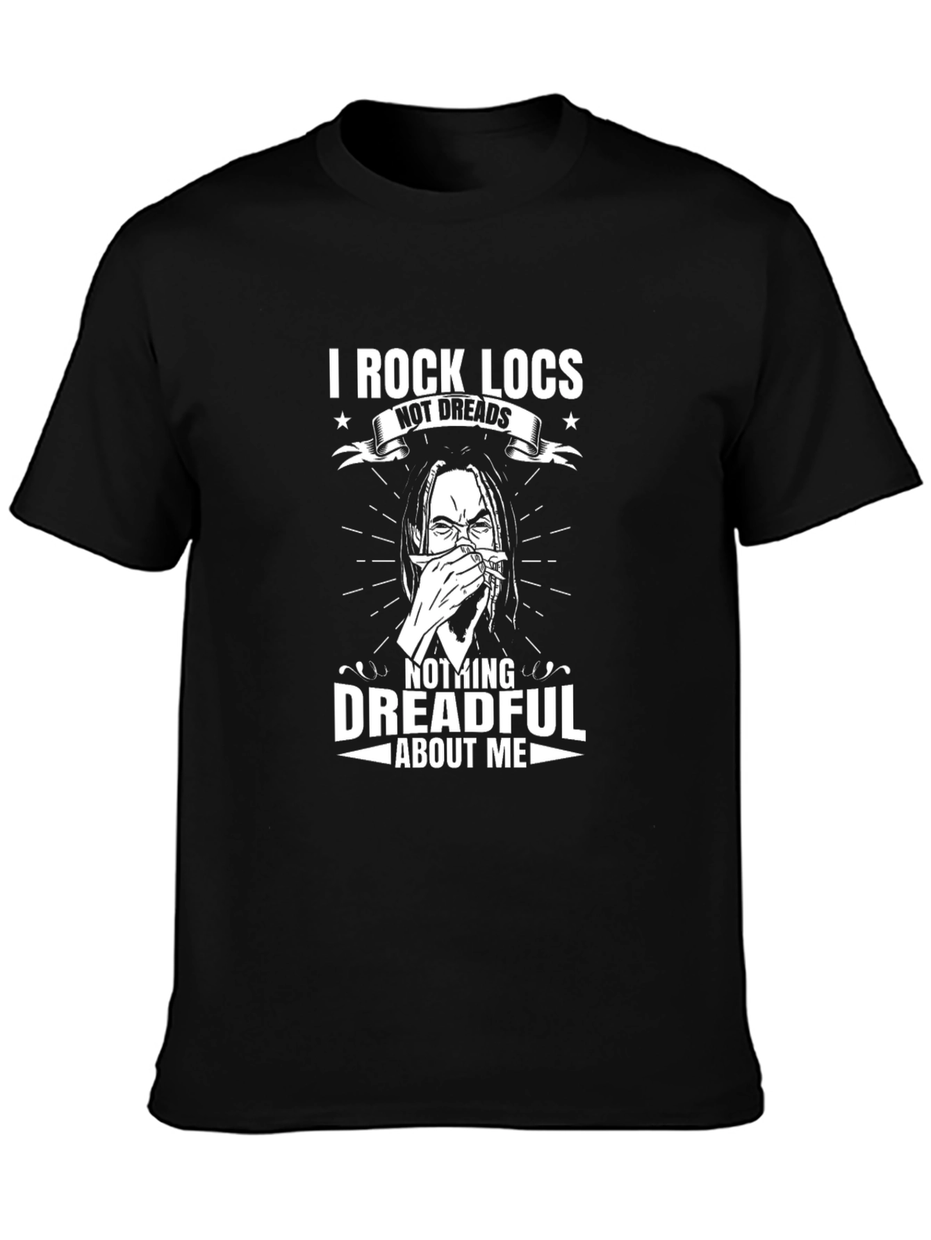 I Rock Locs T-Shirt - Dreadlocks Alternative
