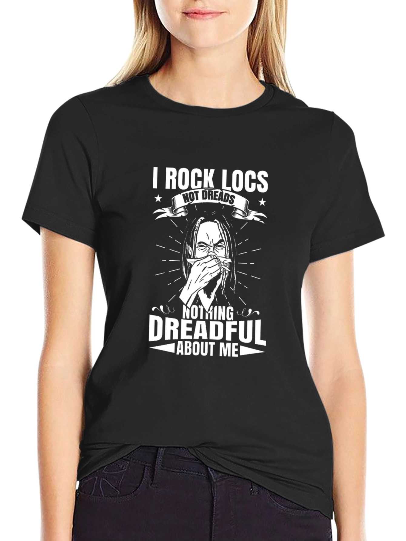 I Rock Locs T-Shirt - Dreadlocks Alternative