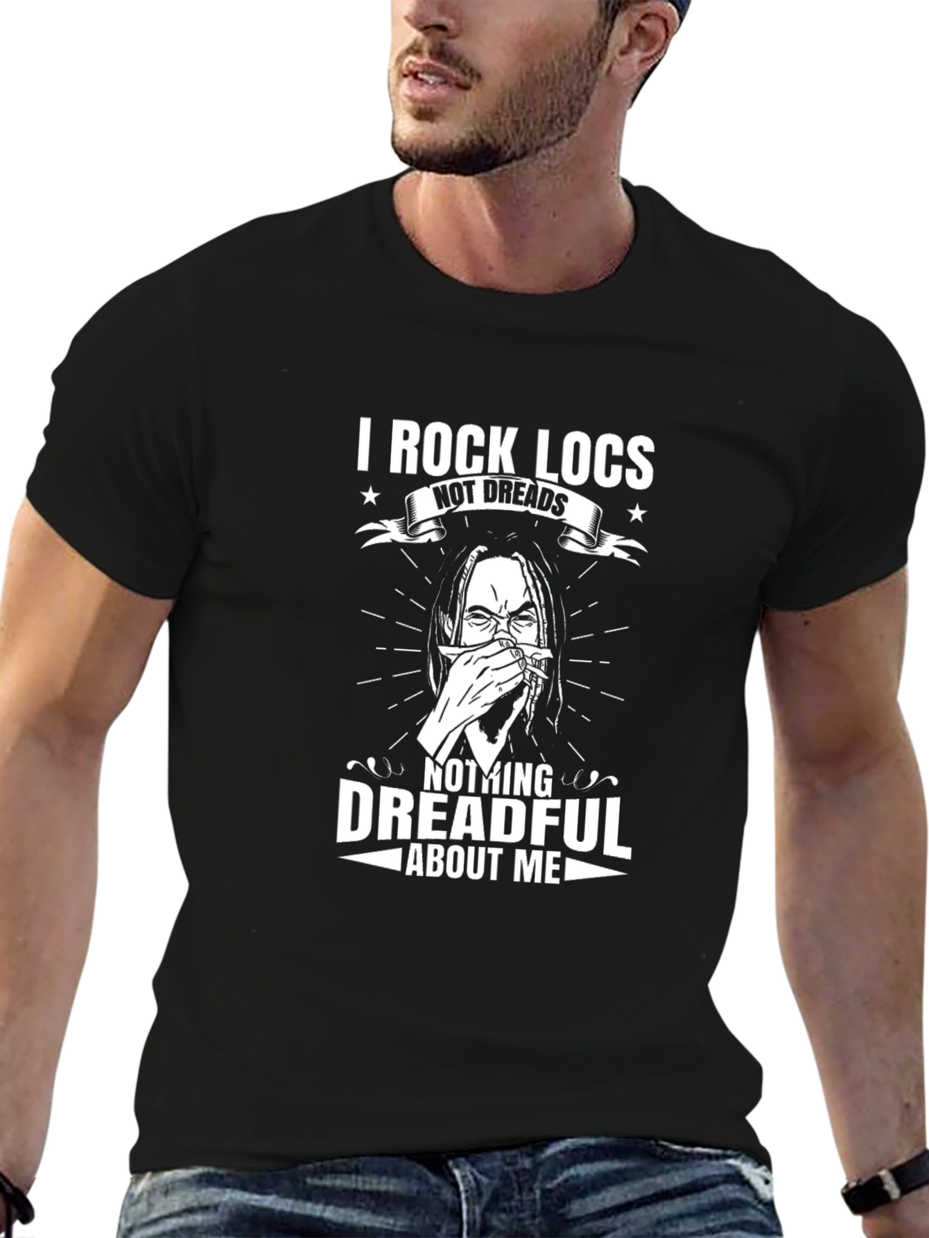 I Rock Locs T-Shirt - Dreadlocks Alternative