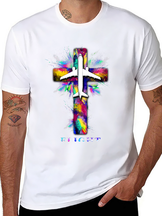 Flight Cross Graphic T-Shirt