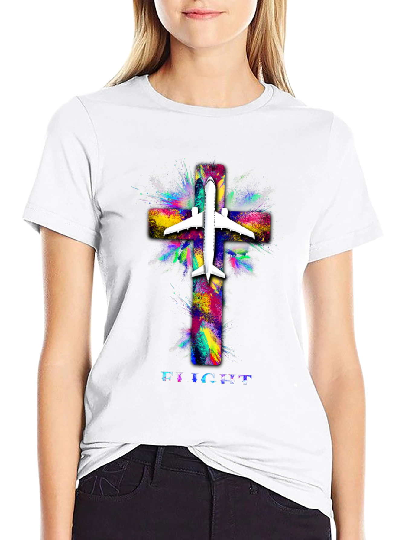 Flight Cross Graphic T-Shirt