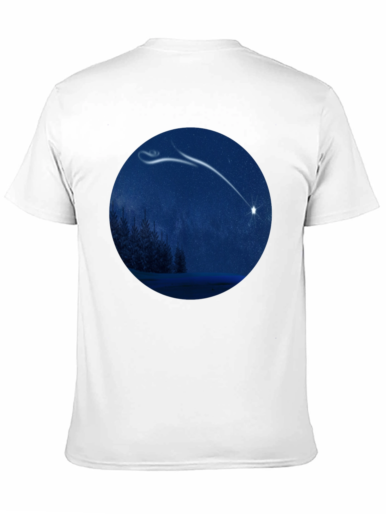 Night Sky Shooting Star Graphic Tee