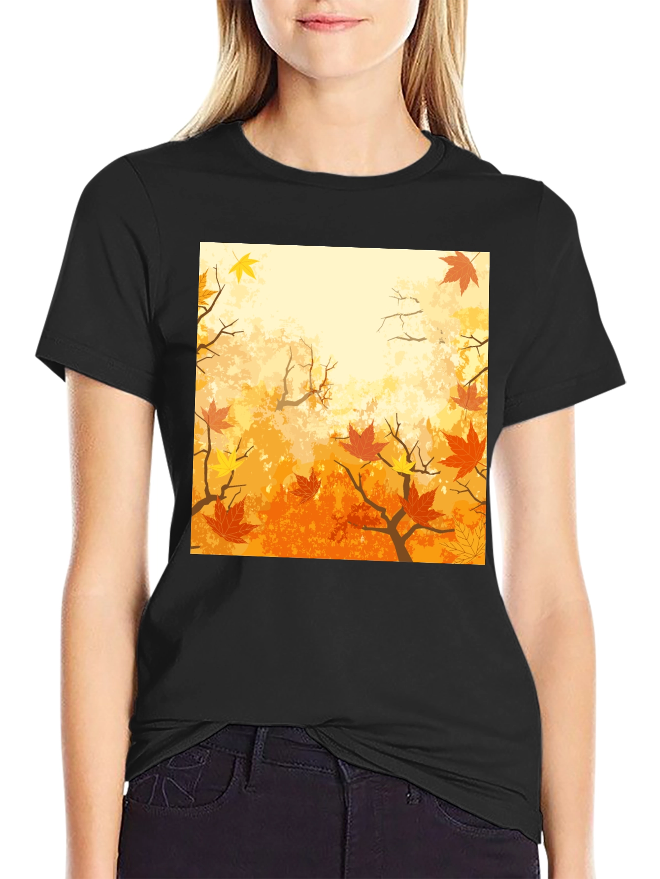 Autumn Leaves Graphic T-Shirt