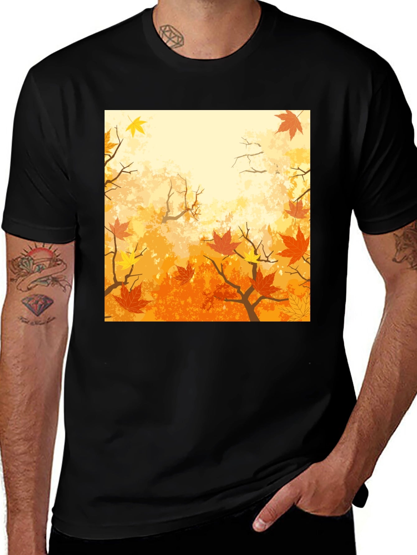 Autumn Leaves Graphic T-Shirt