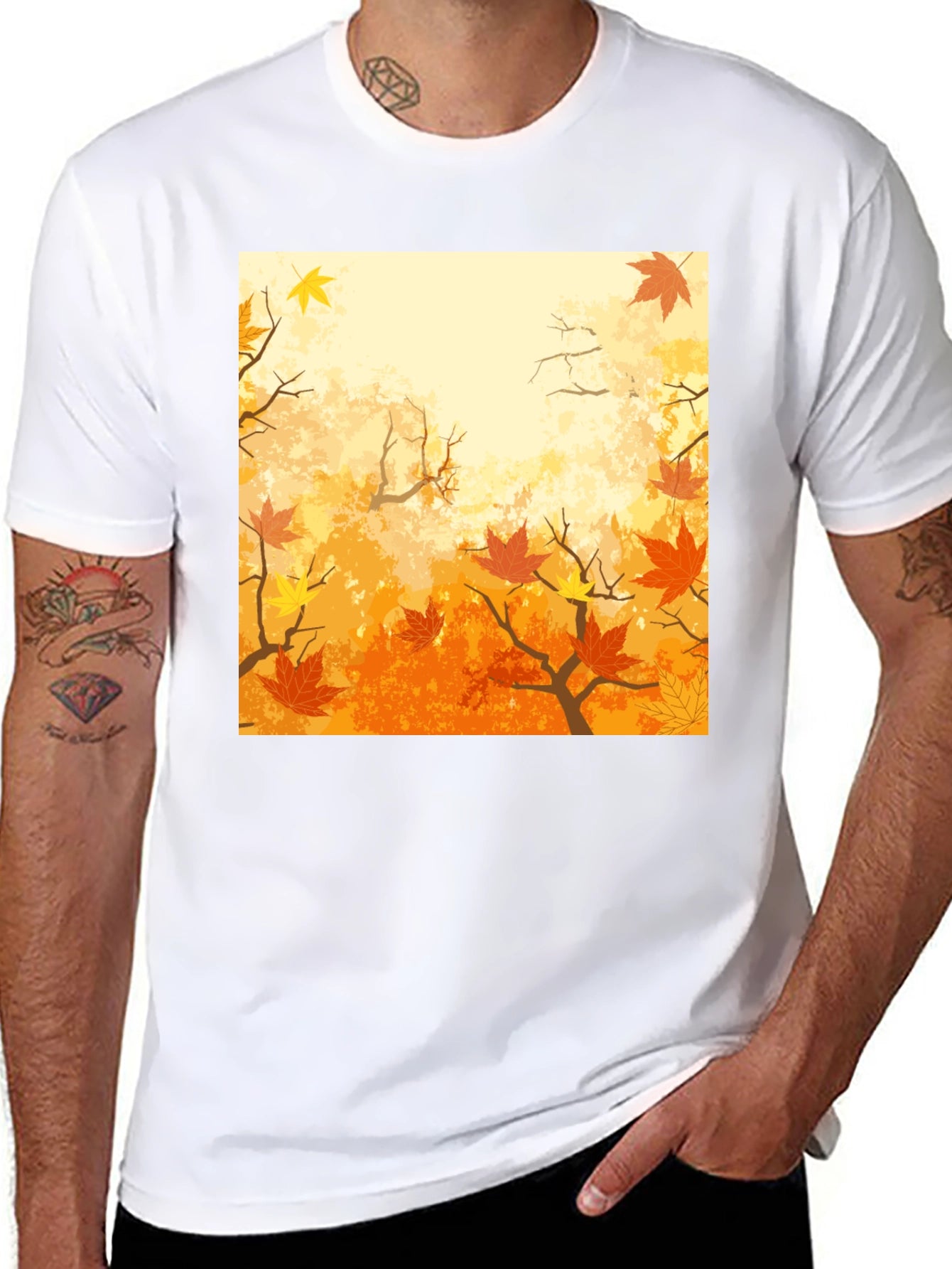 Autumn Leaves Graphic T-Shirt