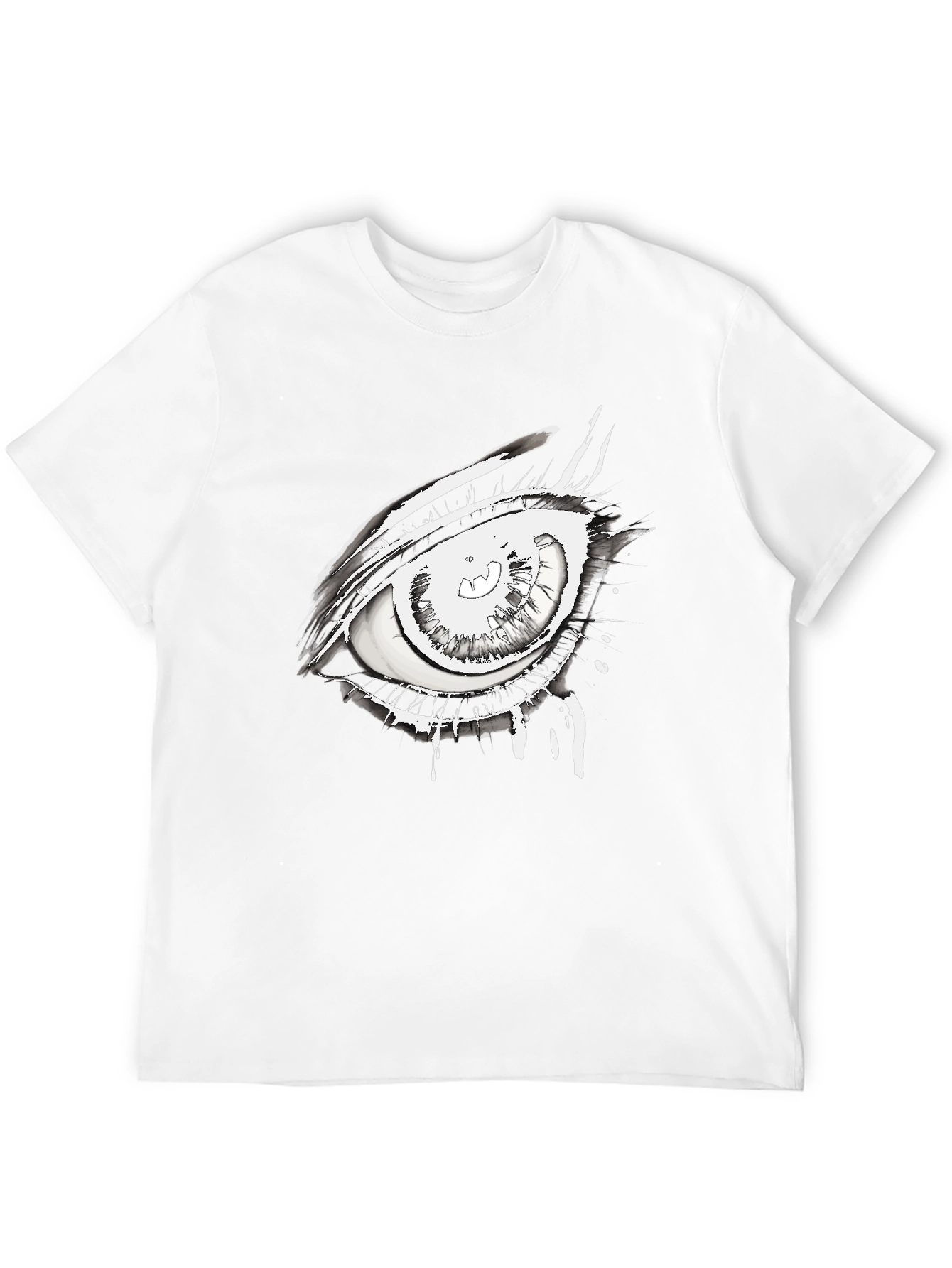 Eye Graphic Black Tee - Unique Streetwear Style
