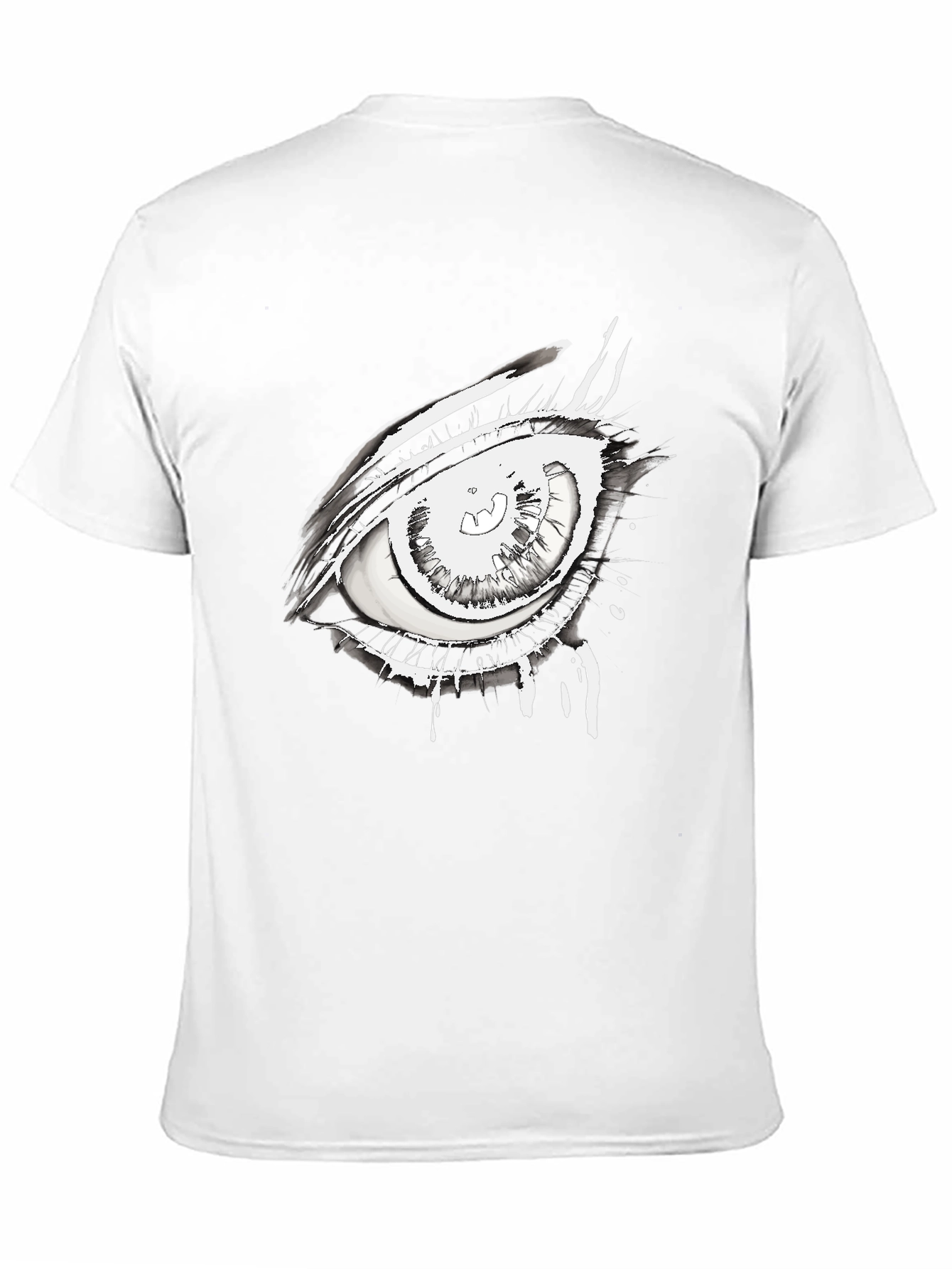 Eye Graphic Black Tee - Unique Streetwear Style
