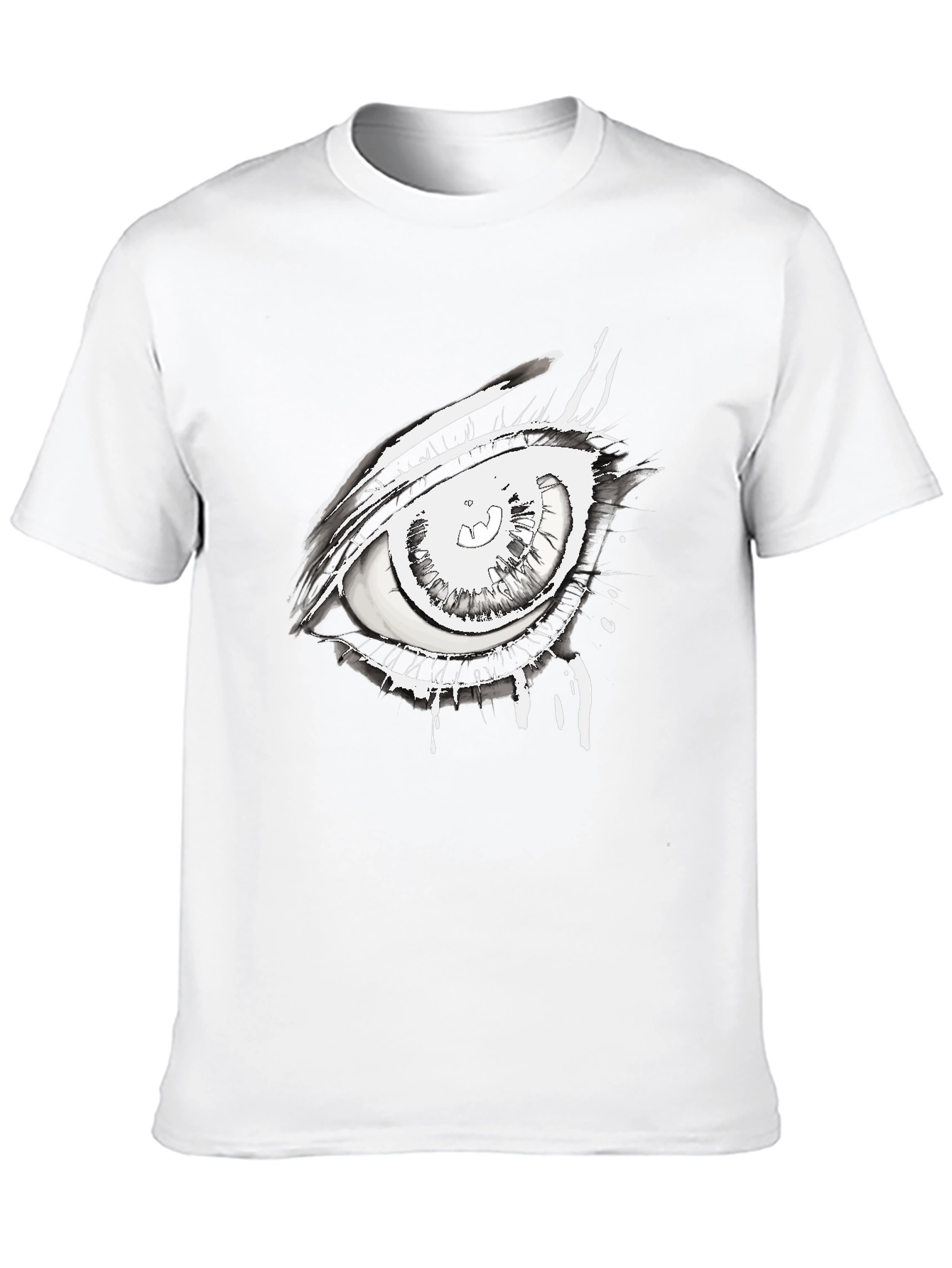 Eye Graphic Black Tee - Unique Streetwear Style