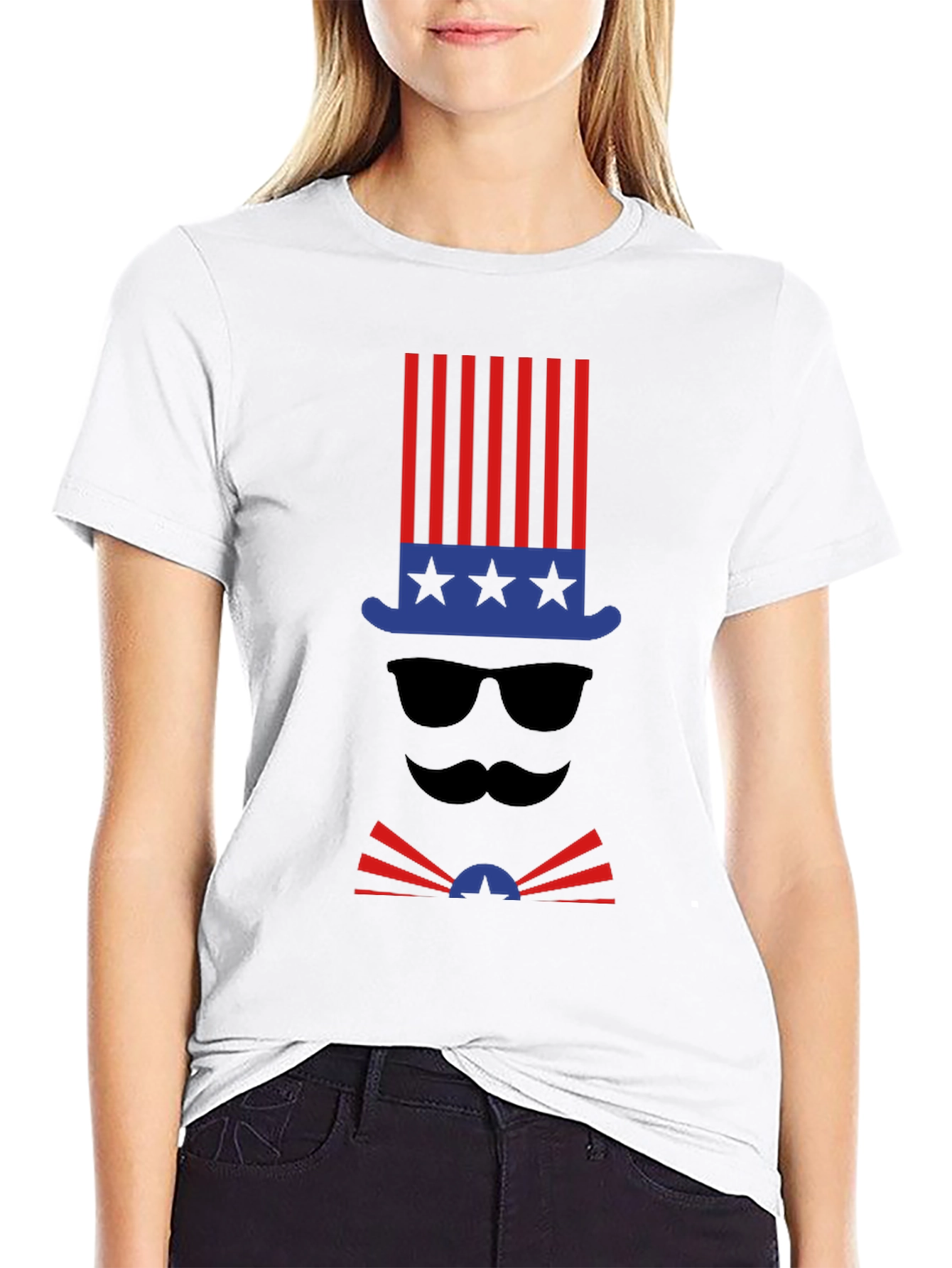 Patriotic Gentleman T-Shirt - USA Holiday Style