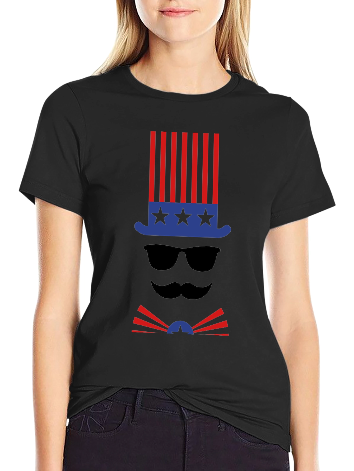 Patriotic Gentleman T-Shirt - USA Holiday Style