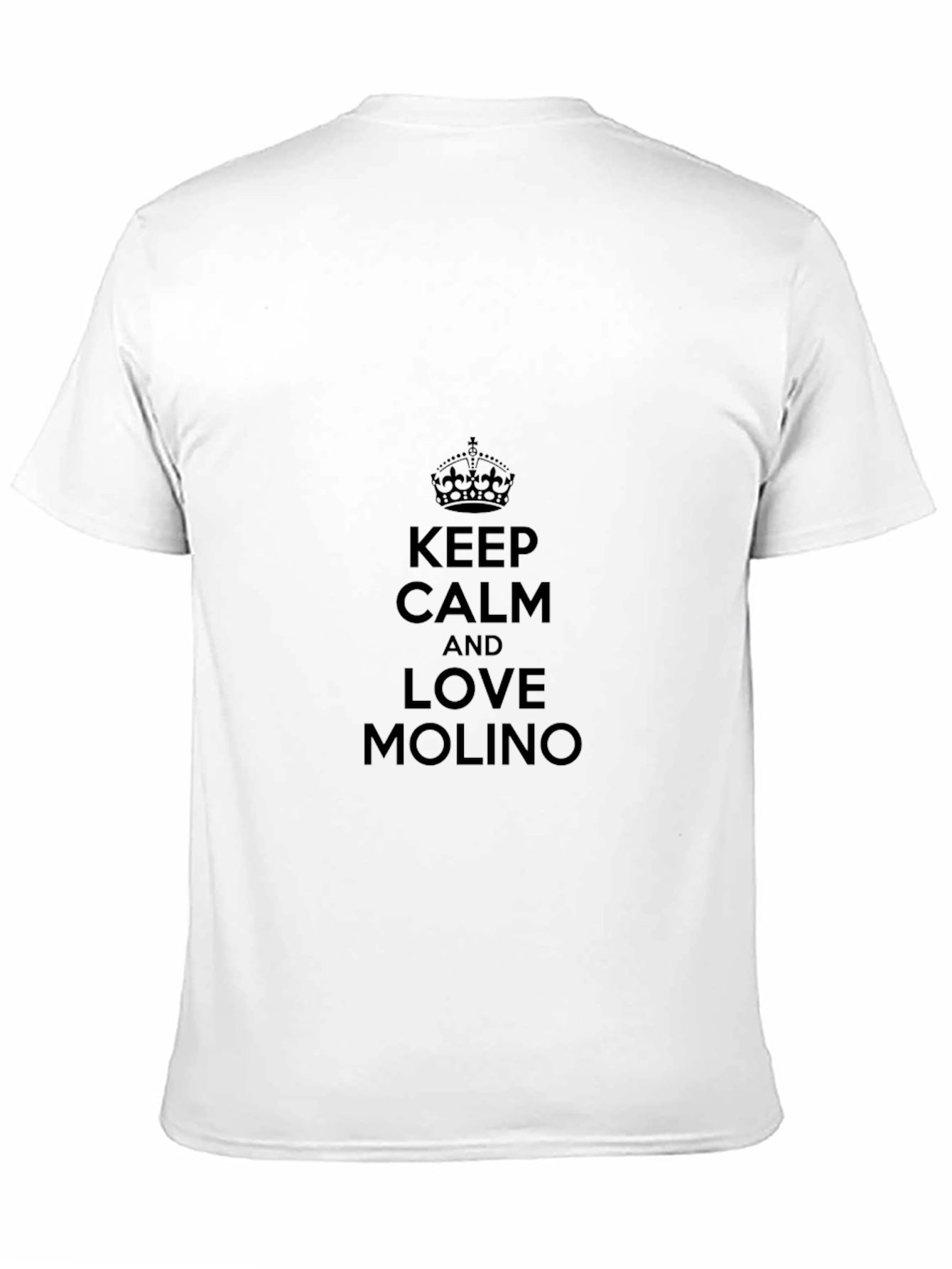 Keep Calm and Love Molino Black T-Shirt