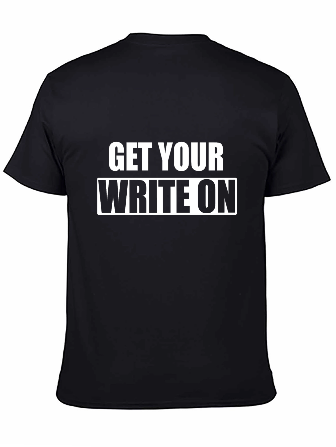 Get Your Write On T-Shirt - Black