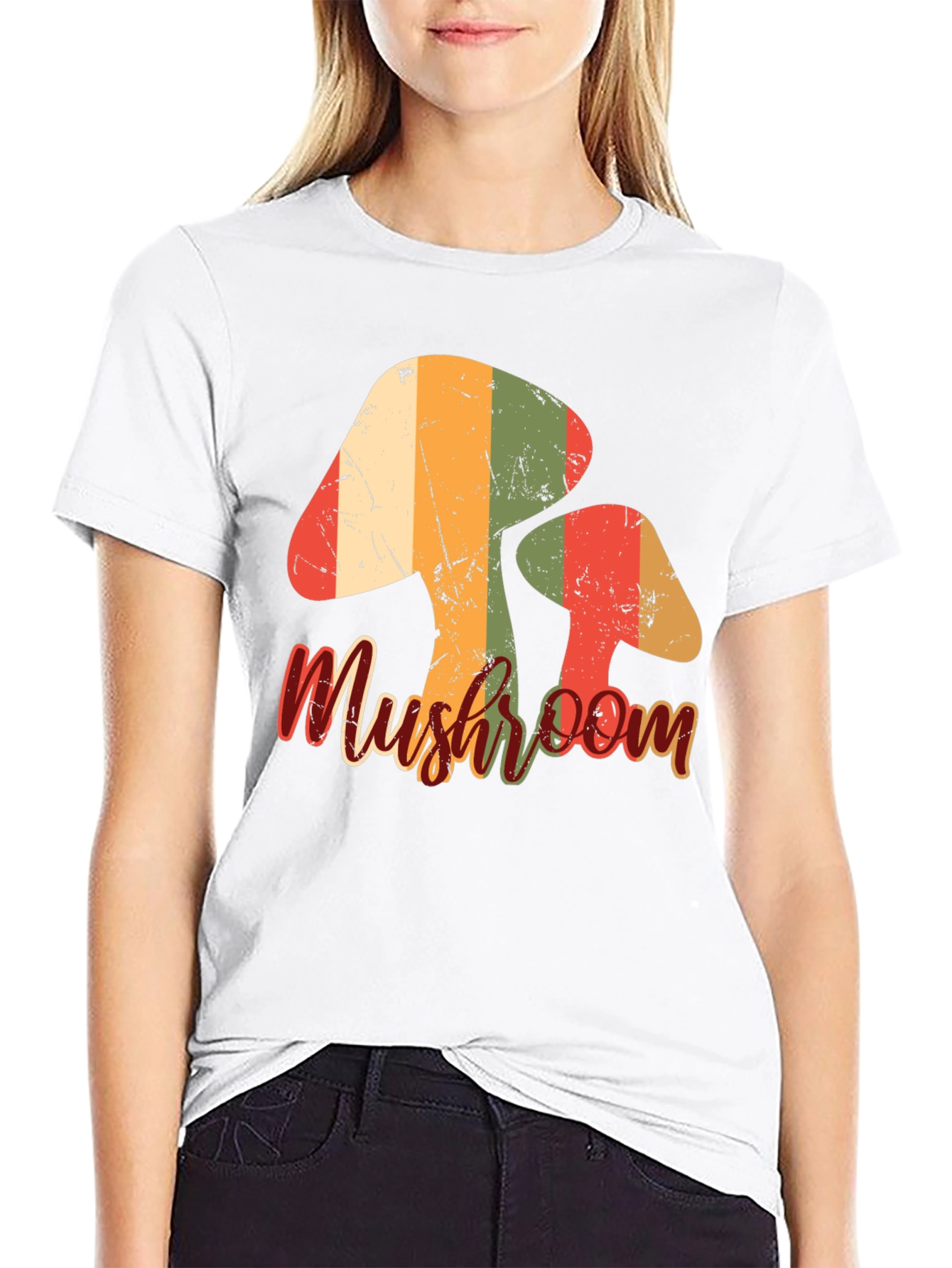 Retro Mushroom Graphic Tee