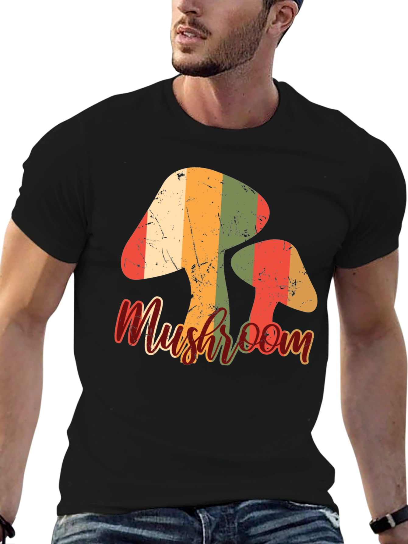 Retro Mushroom Graphic Tee