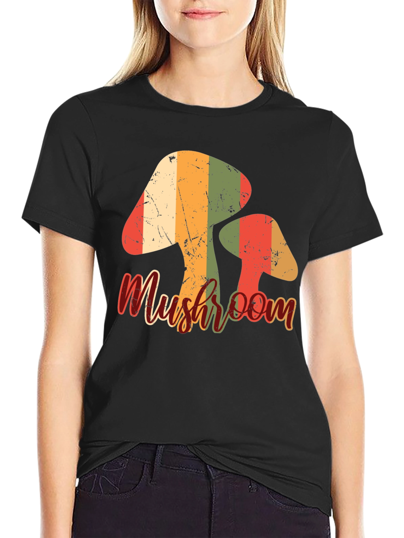 Retro Mushroom Graphic Tee
