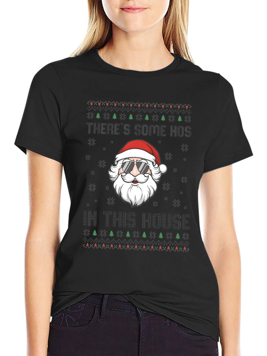 Funny Christmas Santa Hos T-Shirt