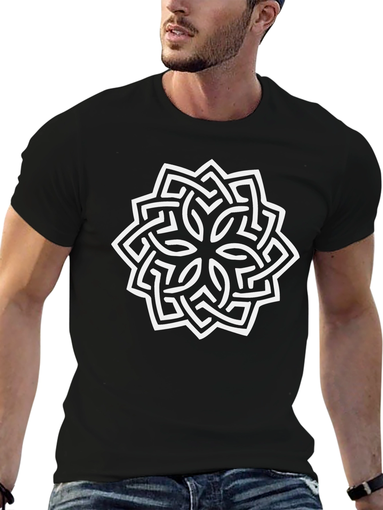 Celtic Knot T-Shirt - Geometric Design