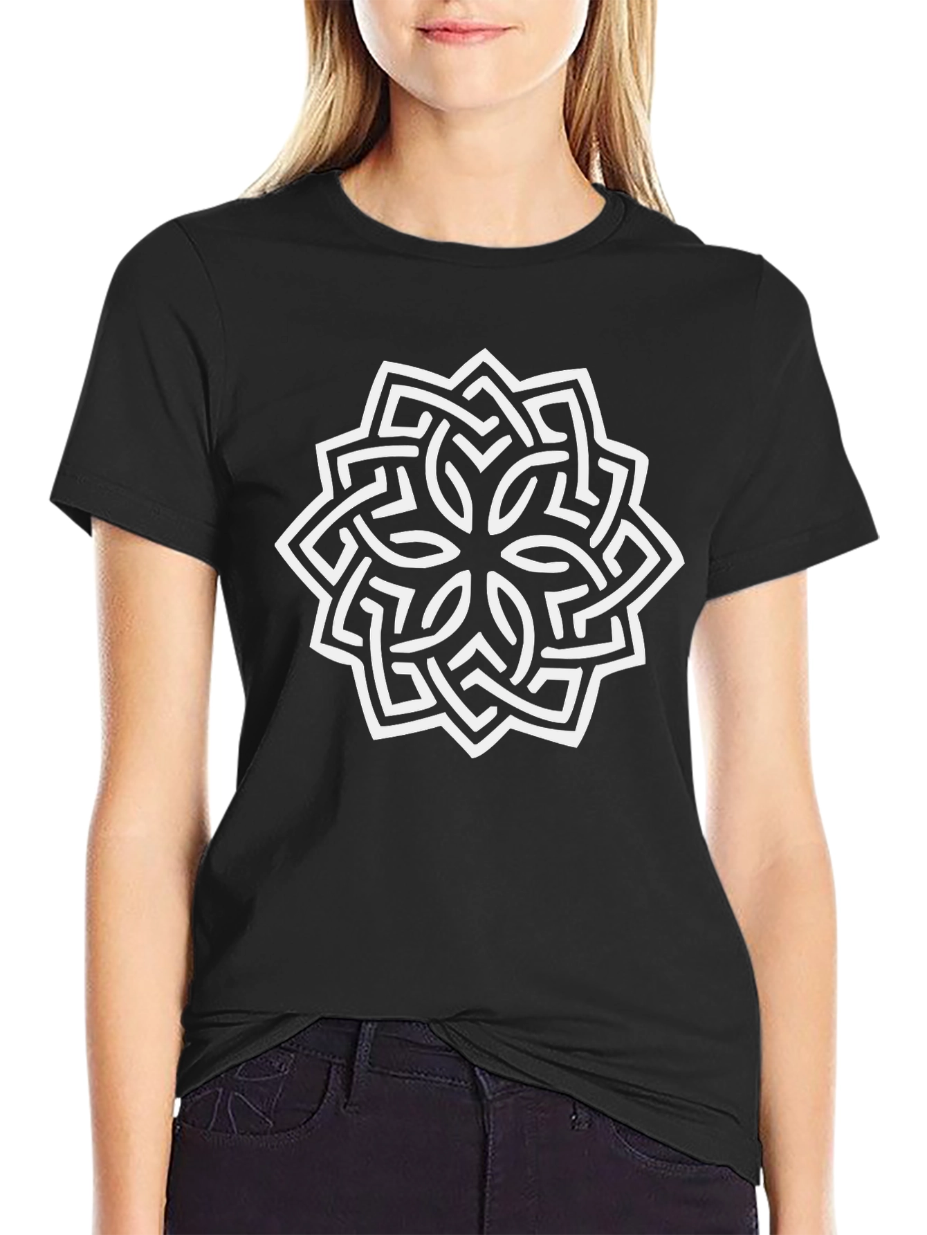 Celtic Knot T-Shirt - Geometric Design