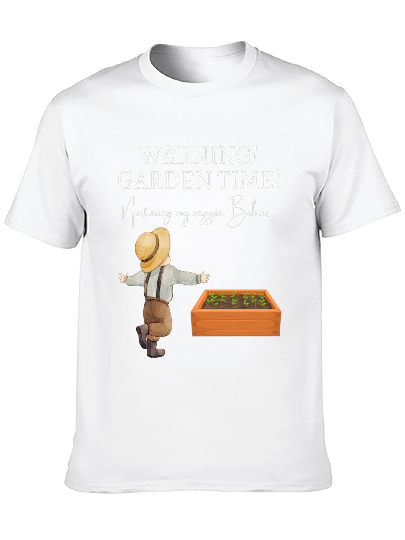Warning! Garden Time Veggie Babies T-Shirt