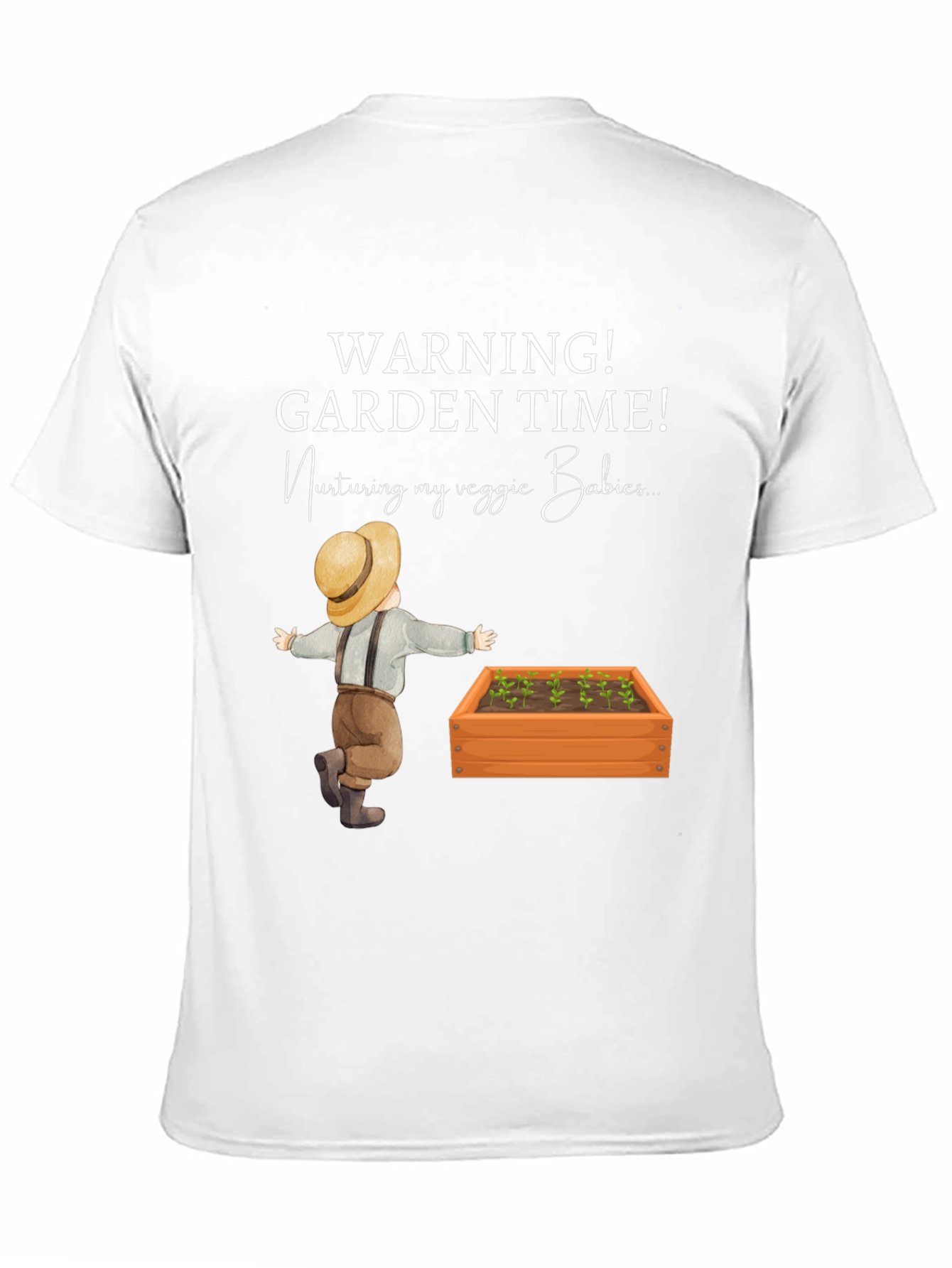 Warning! Garden Time Veggie Babies T-Shirt