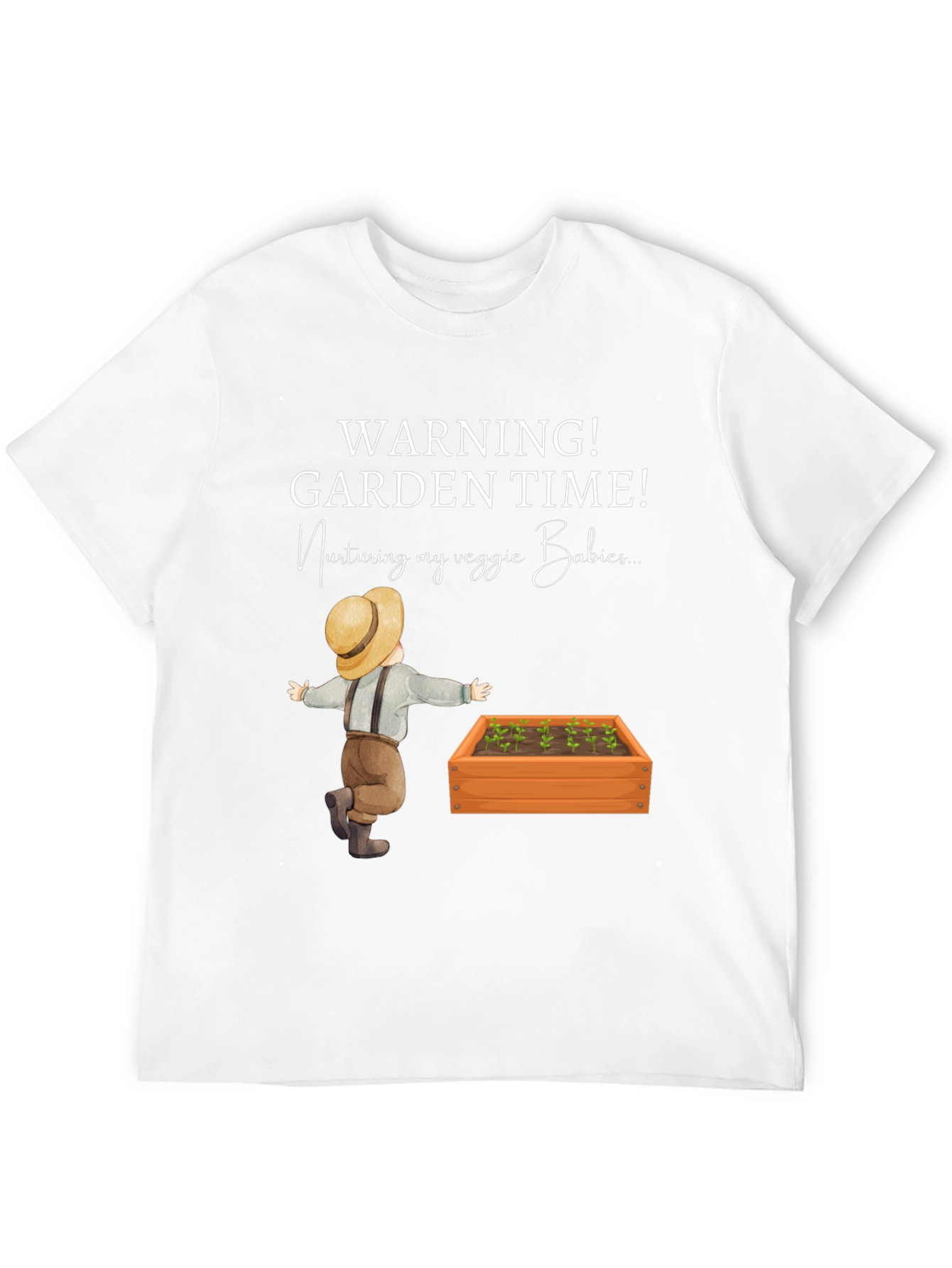 Warning! Garden Time Veggie Babies T-Shirt