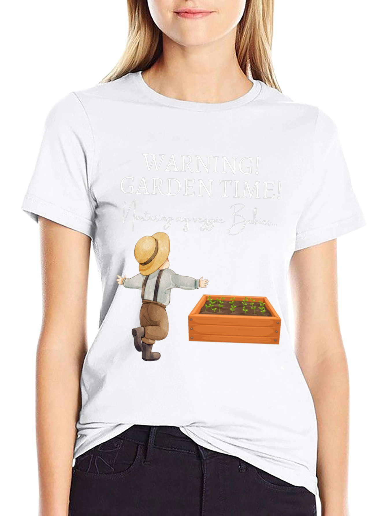 Warning! Garden Time Veggie Babies T-Shirt