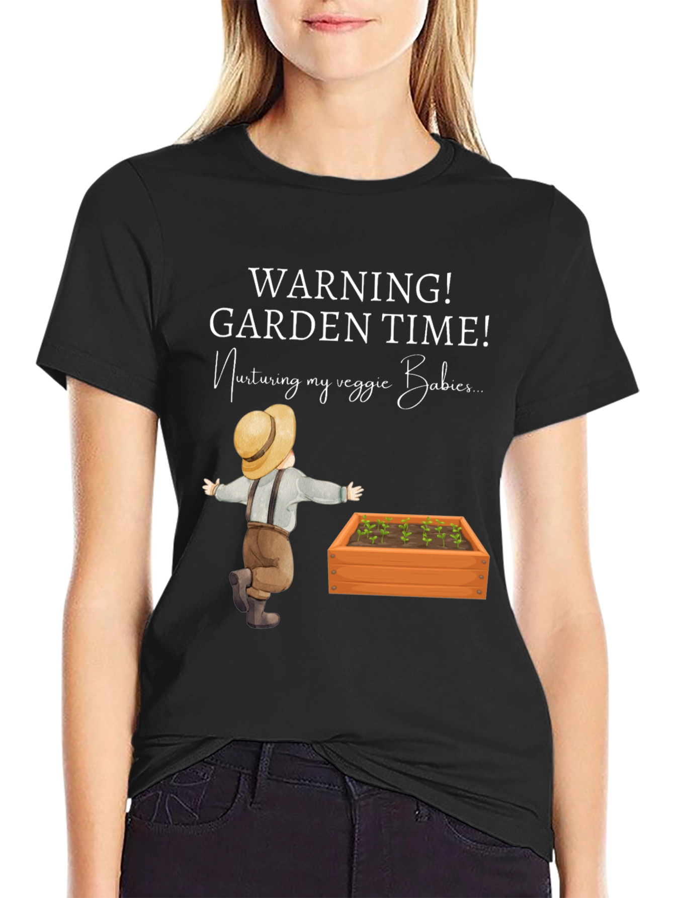 Warning! Garden Time Veggie Babies T-Shirt