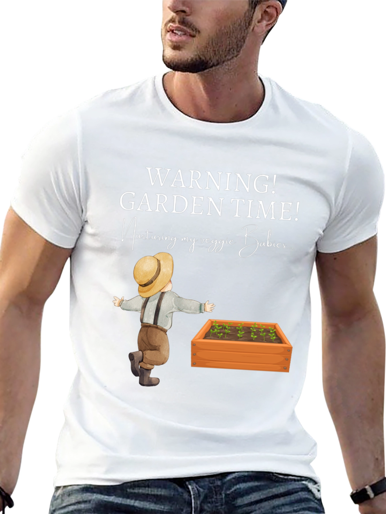 Warning! Garden Time Veggie Babies T-Shirt