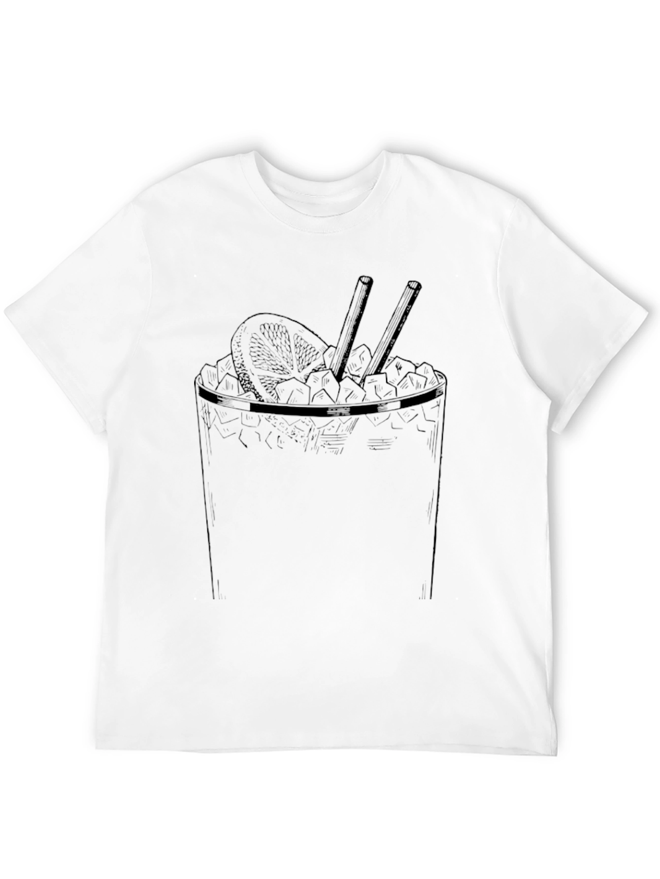 Cocktail Graphic Tee - Cool Drink Design