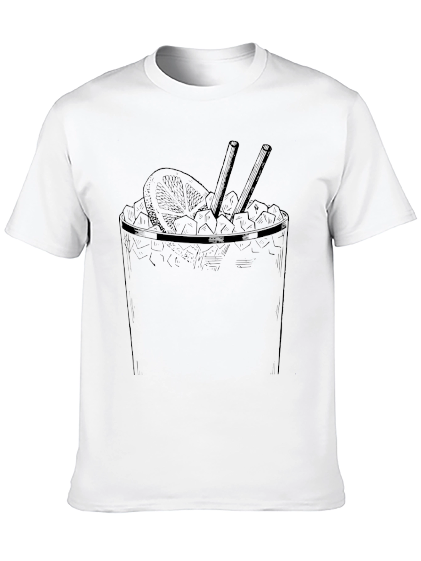 Cocktail Graphic Tee - Cool Drink Design