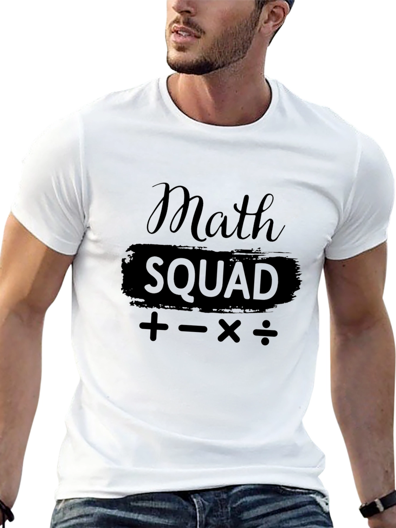 Math Squad T-Shirt - Black Graphic Tee