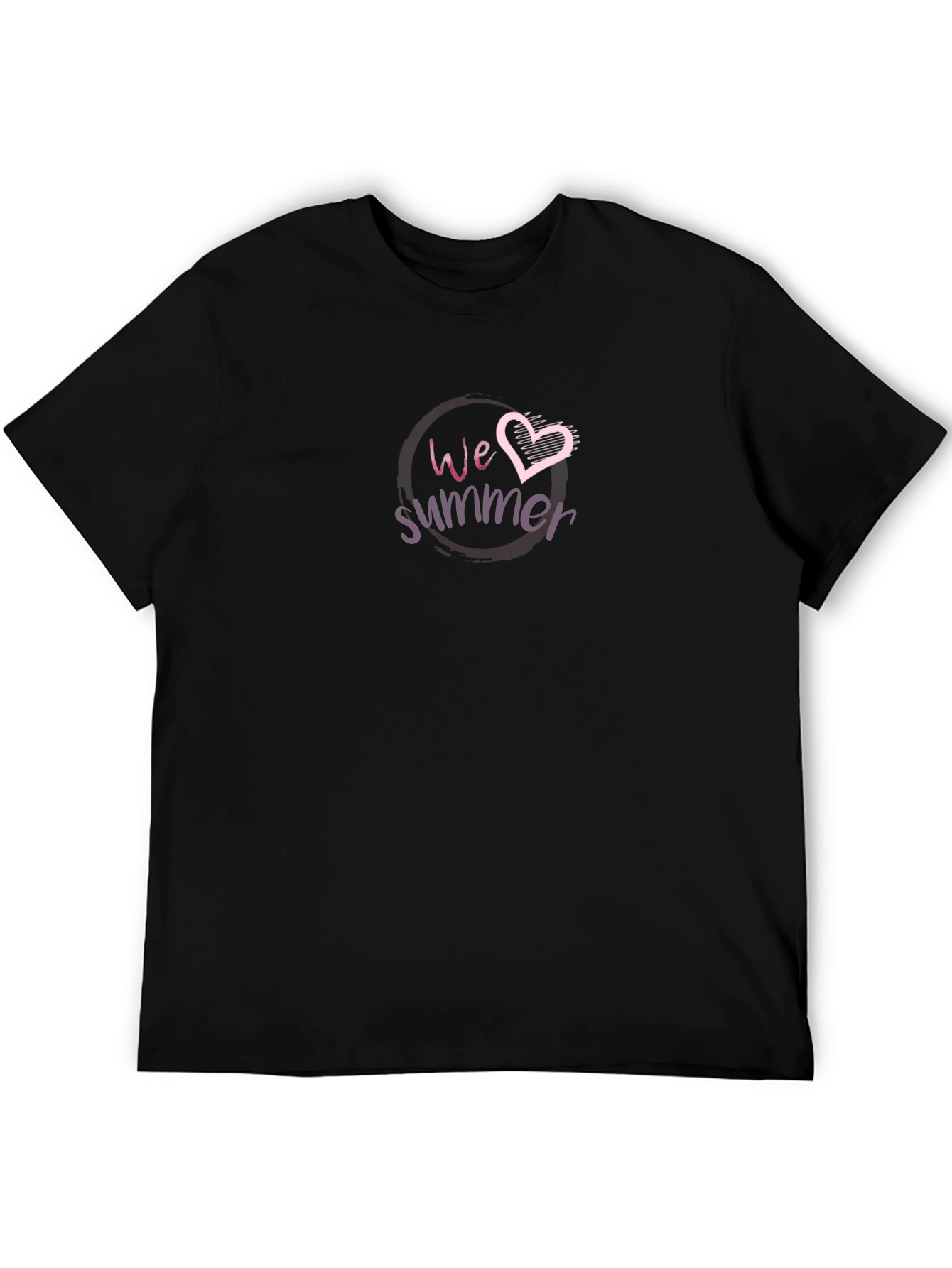 We Love Summer T-Shirt - Black