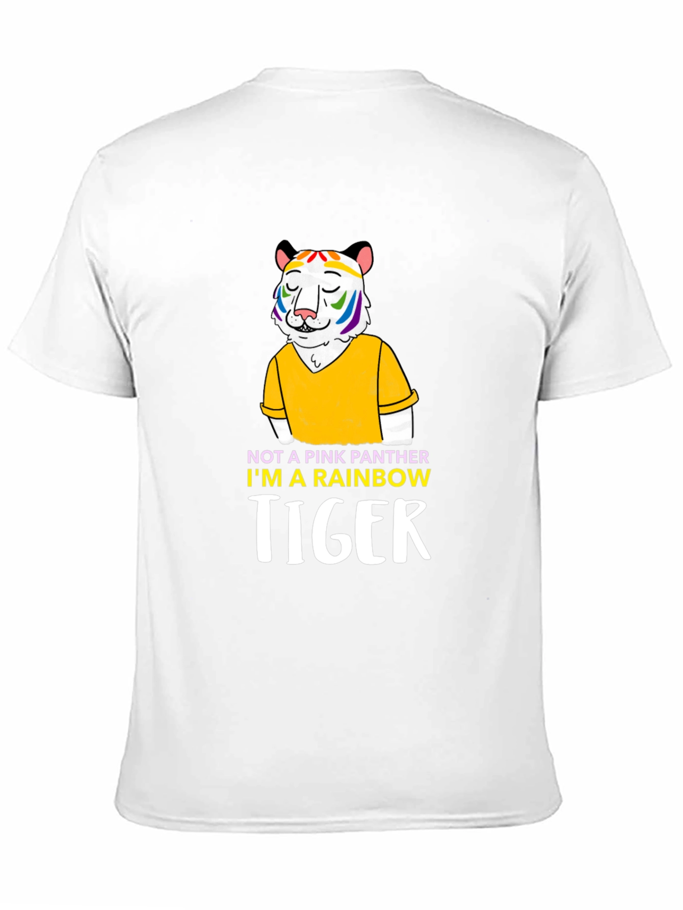 Rainbow Tiger Graphic Tee - Prideful & Fun!