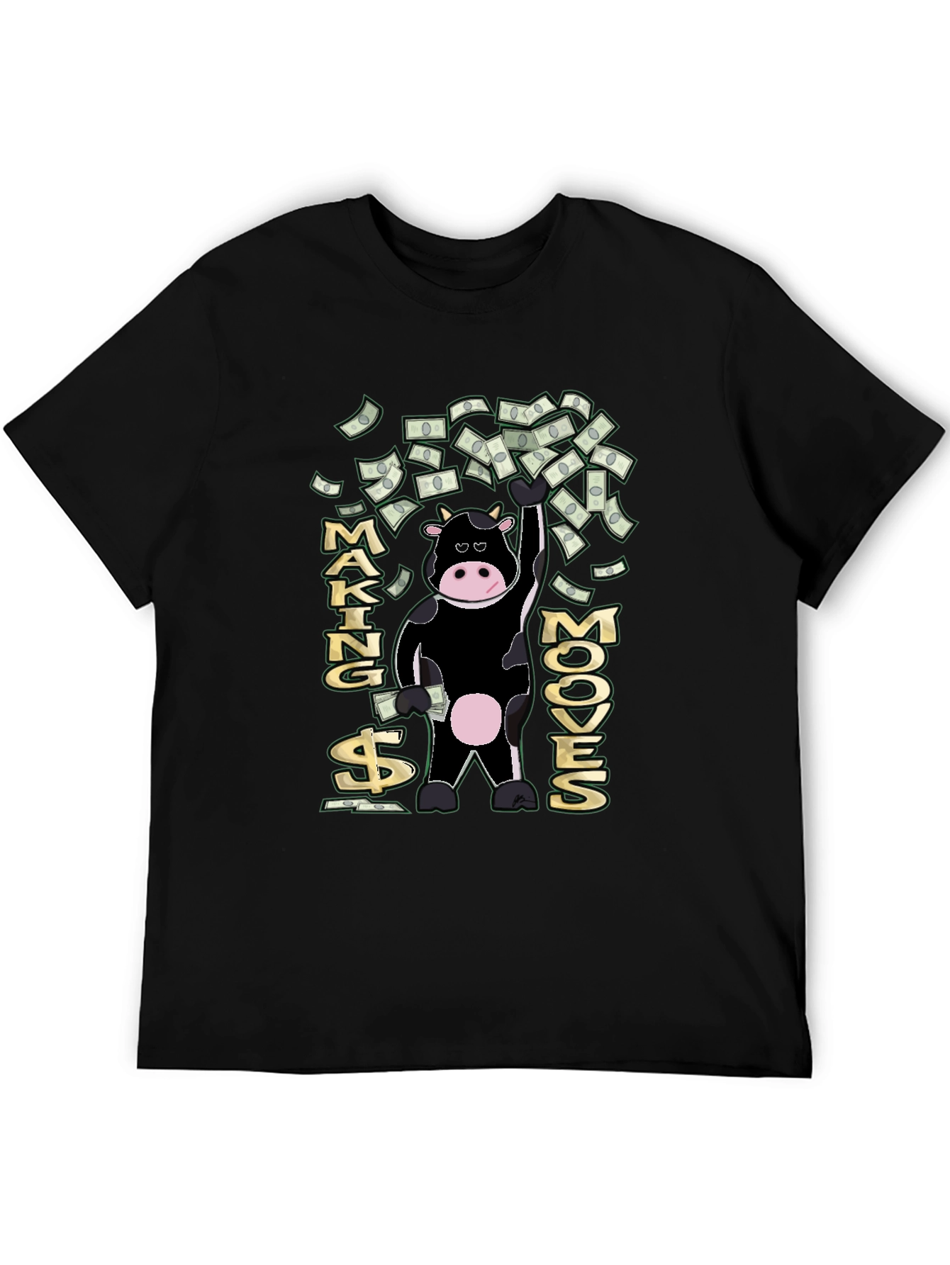 Making Mooves Black T-Shirt