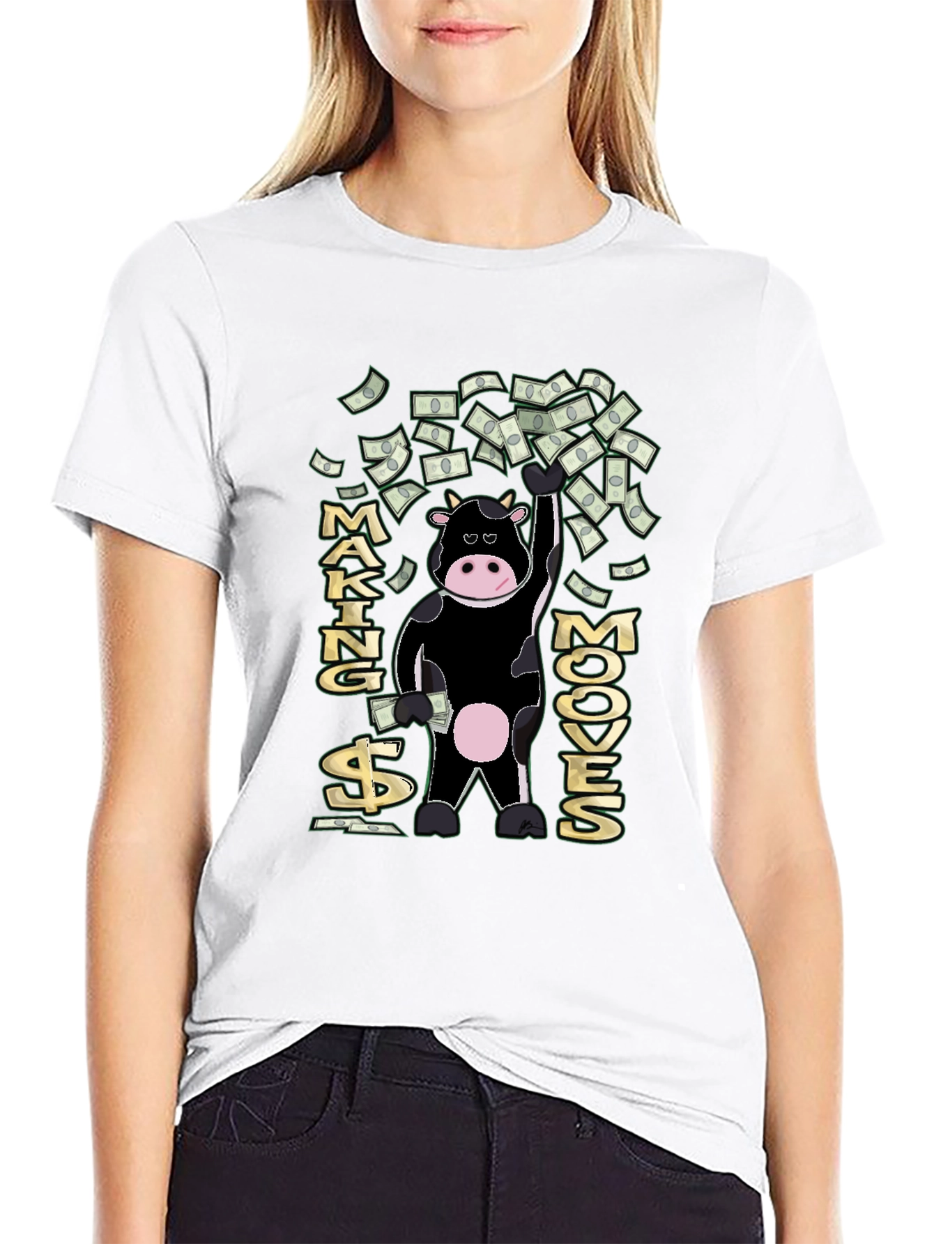 Making Mooves Black T-Shirt