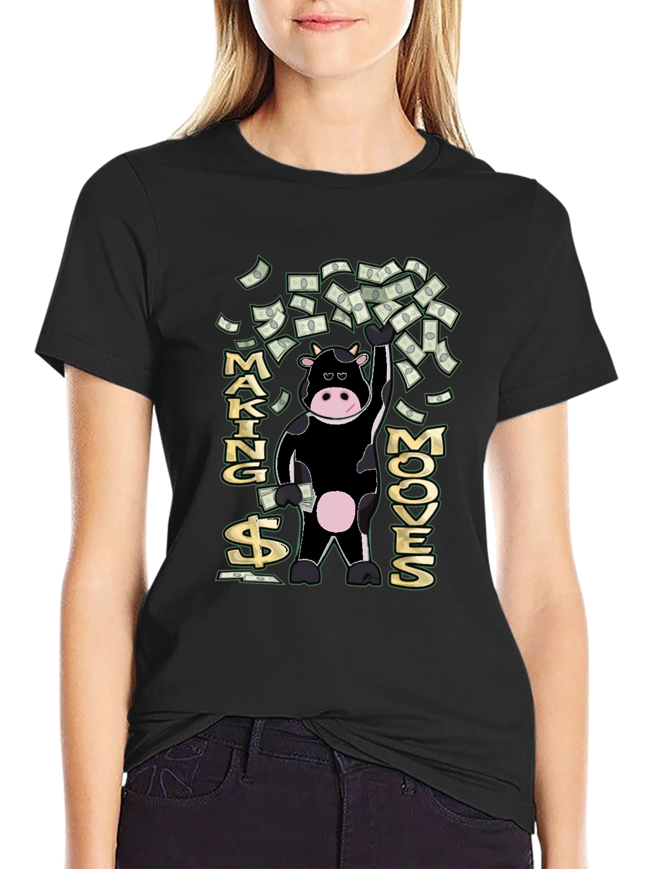 Making Mooves Black T-Shirt