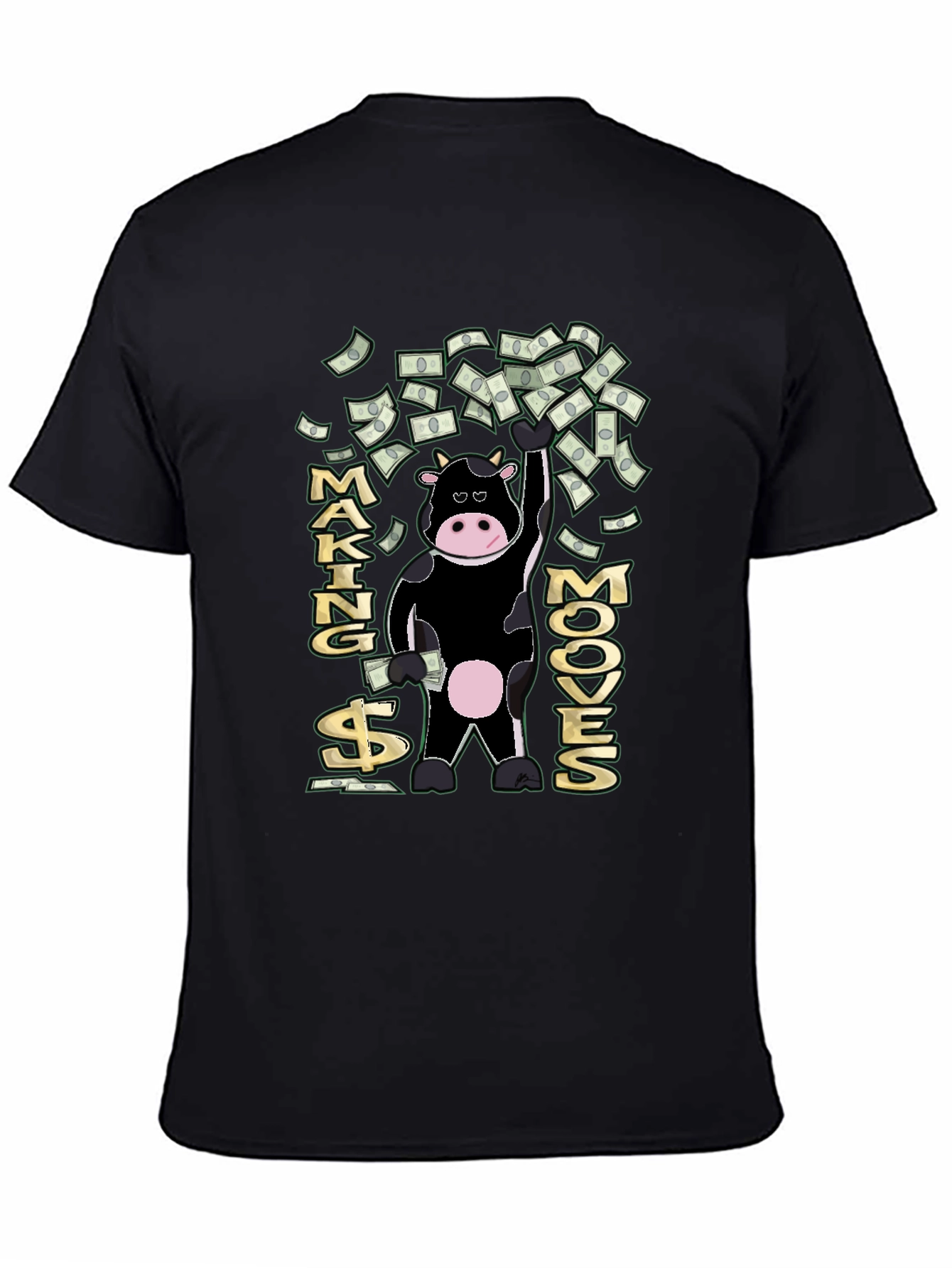 Making Mooves Black T-Shirt