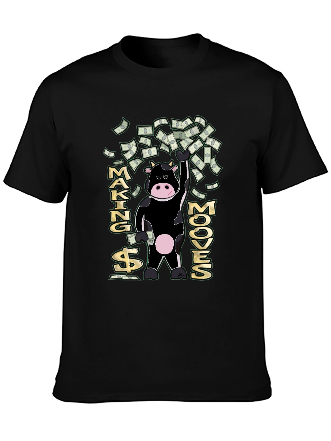 Making Mooves Black T-Shirt