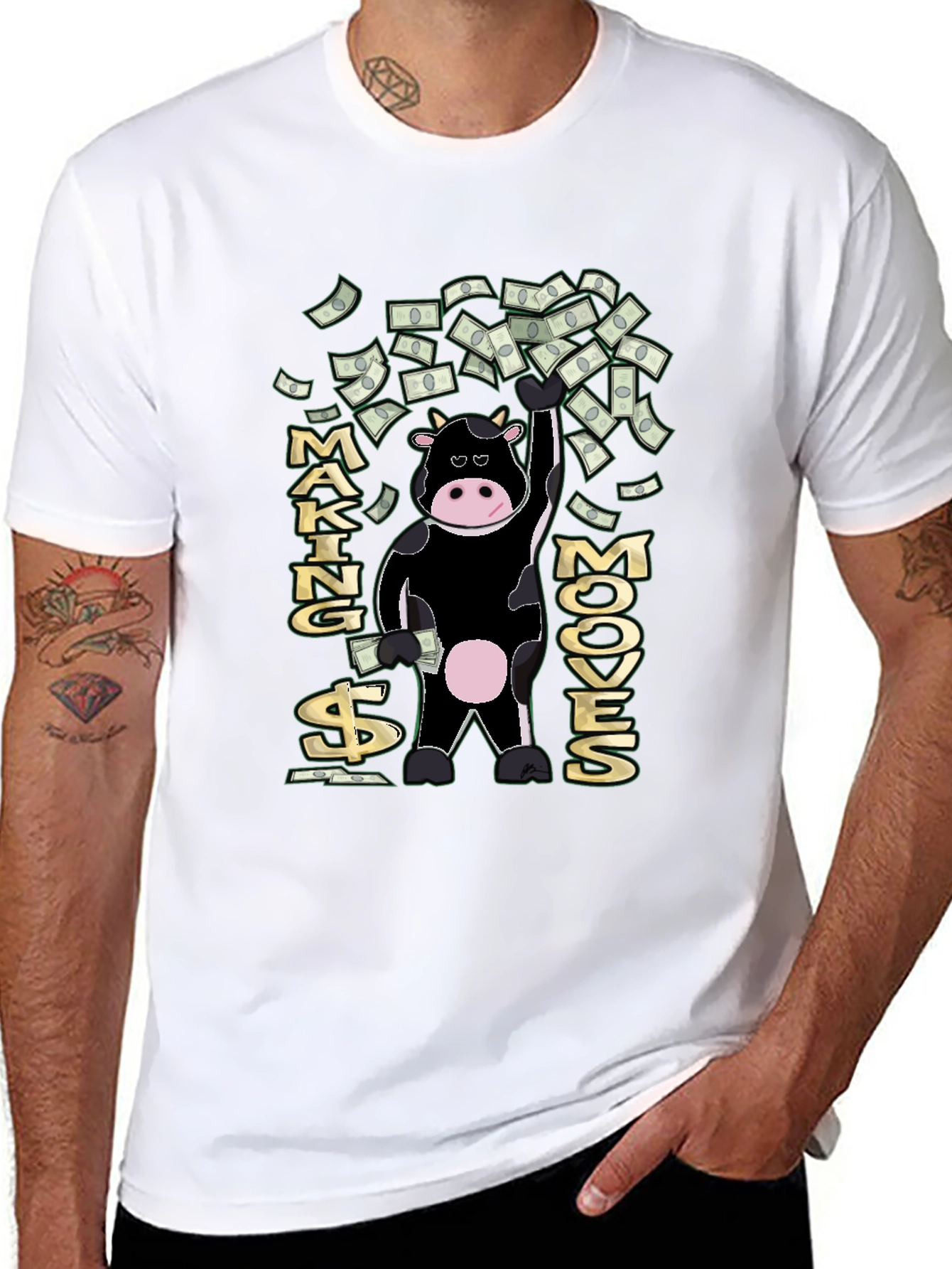 Making Mooves Black T-Shirt