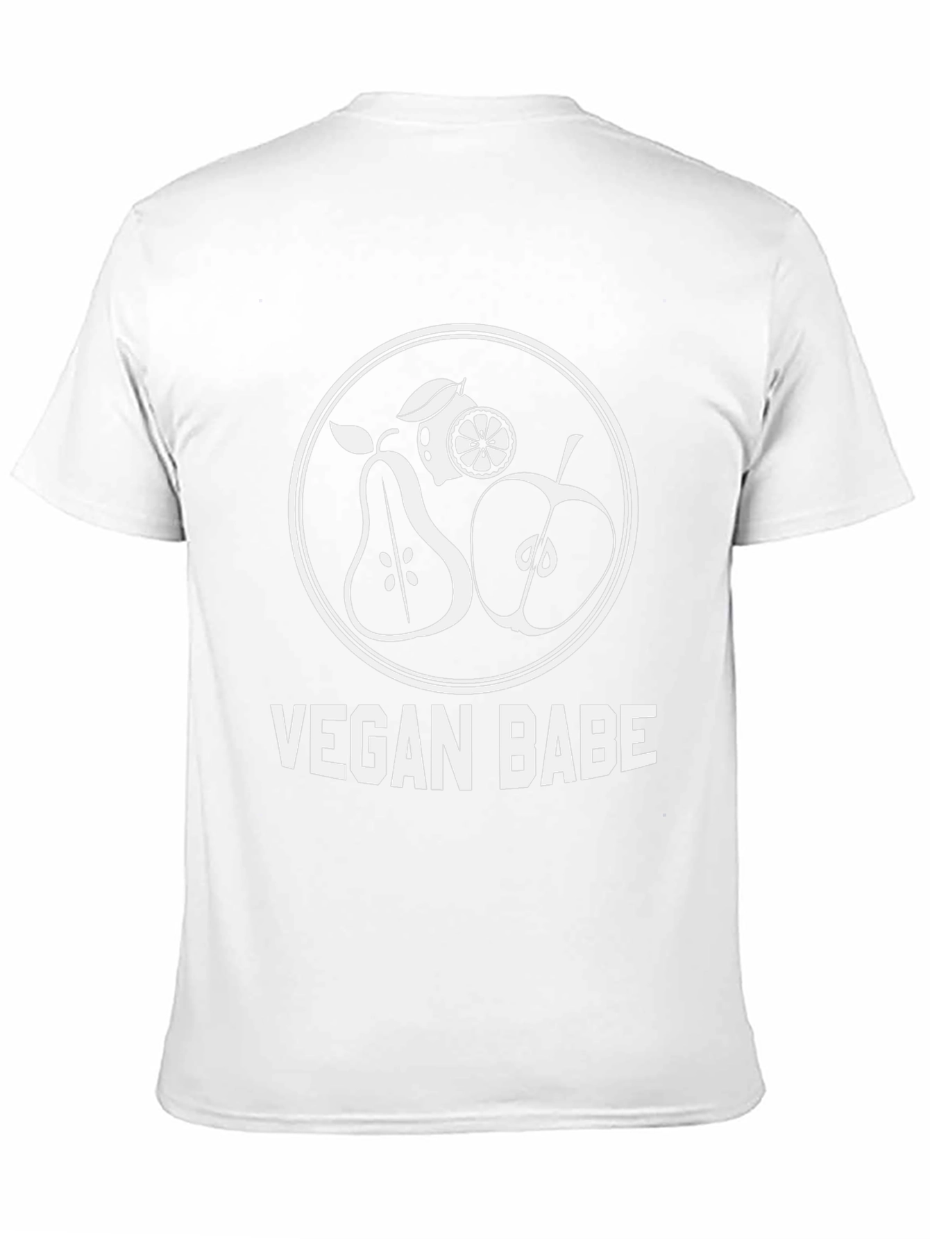Vegan Babe Graphic Tee - Black Unisex T-Shirt