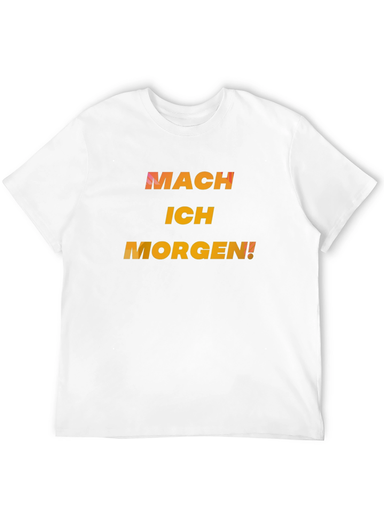 Mach Ich Morgen! Black Graphic Tee