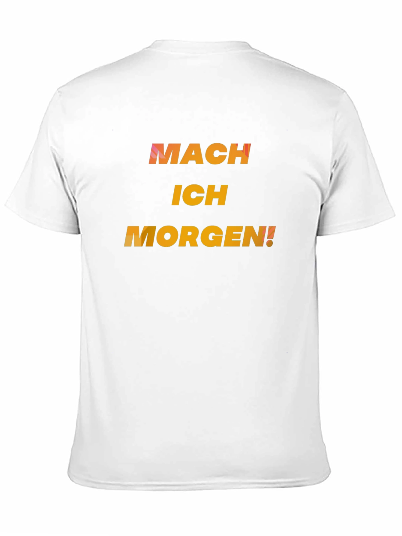 Mach Ich Morgen! Black Graphic Tee