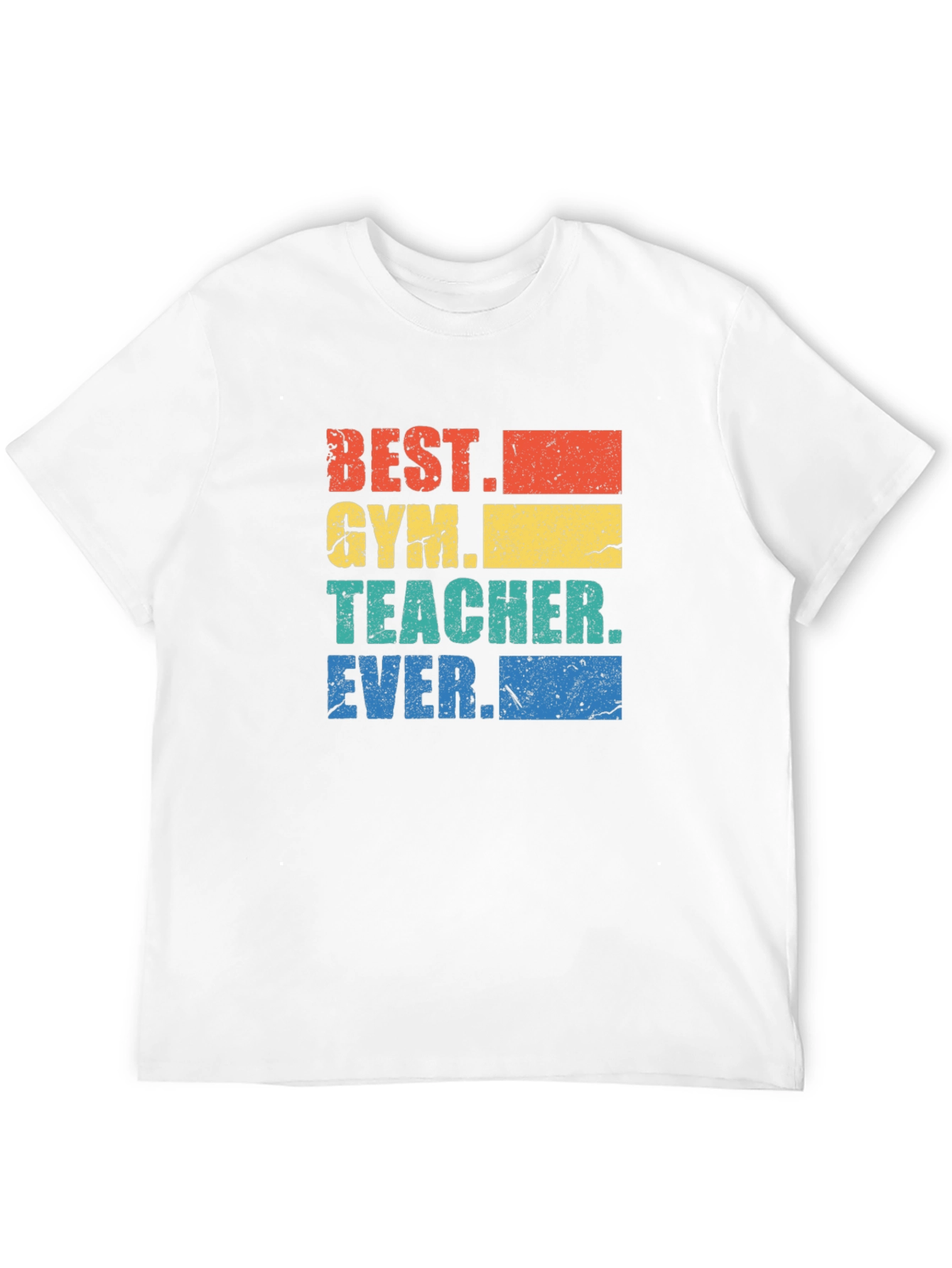 Best Gym Teacher Ever Retro Graphic T-Shirt
