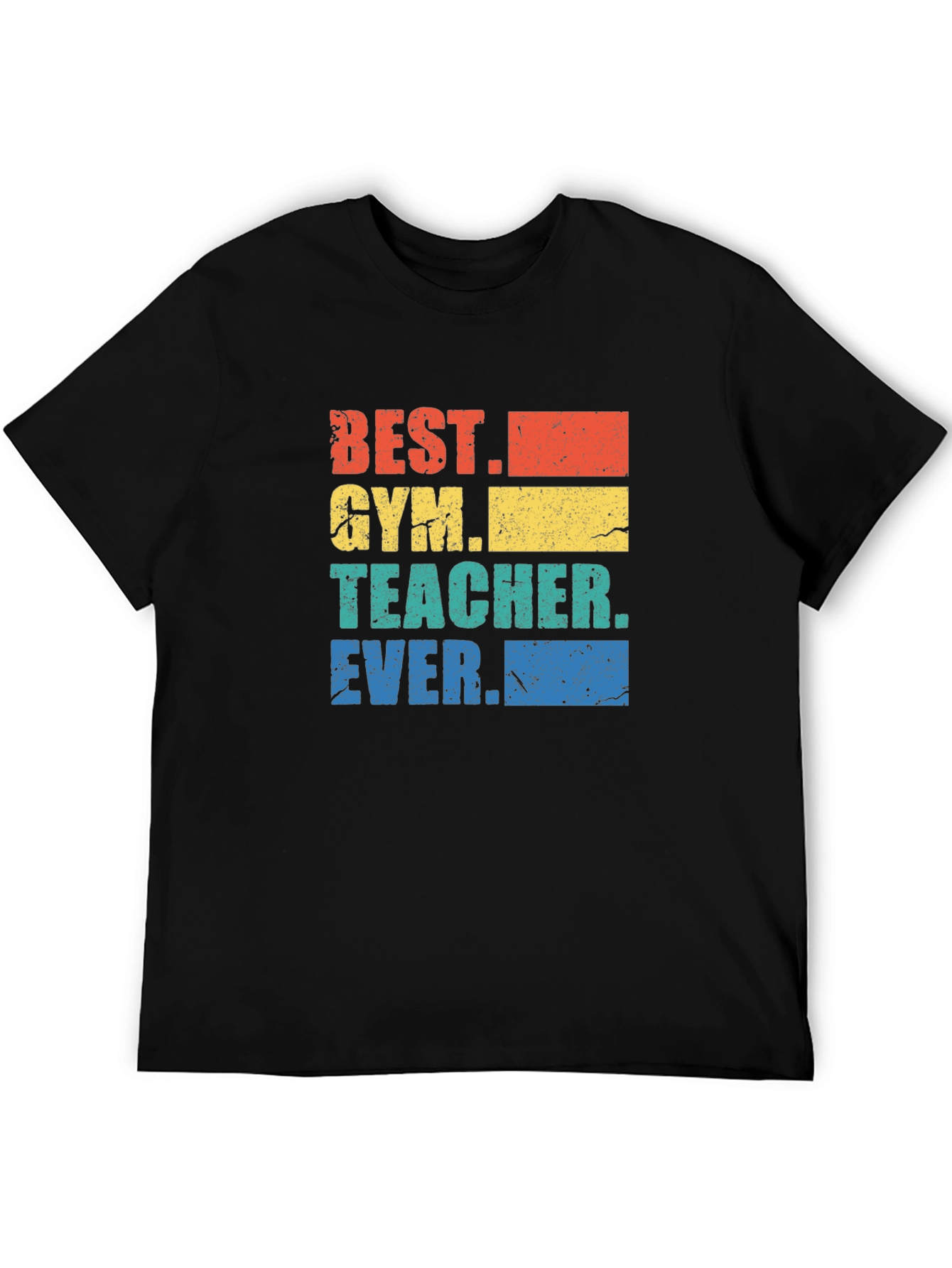 Best Gym Teacher Ever Retro Graphic T-Shirt
