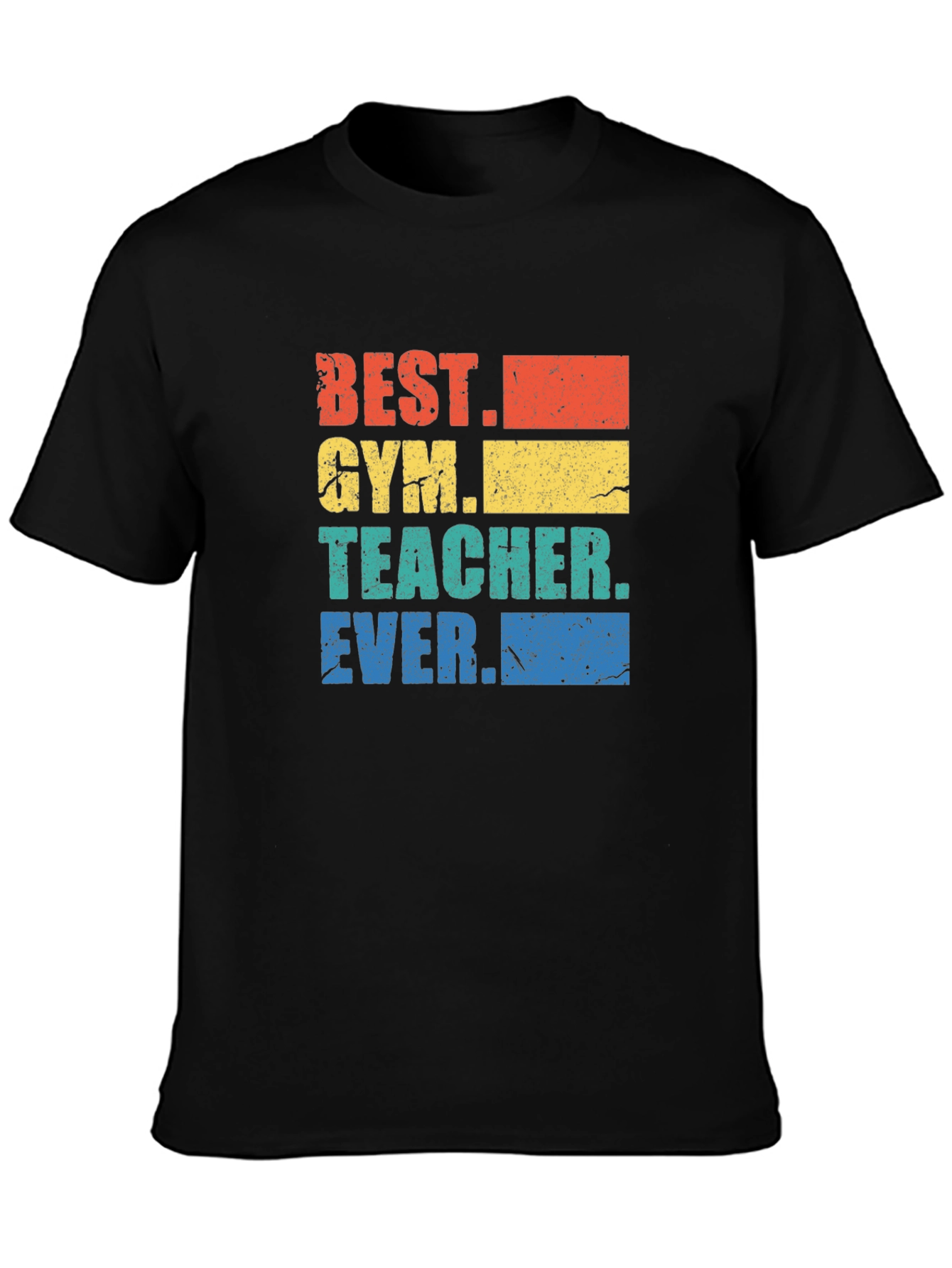 Best Gym Teacher Ever Retro Graphic T-Shirt