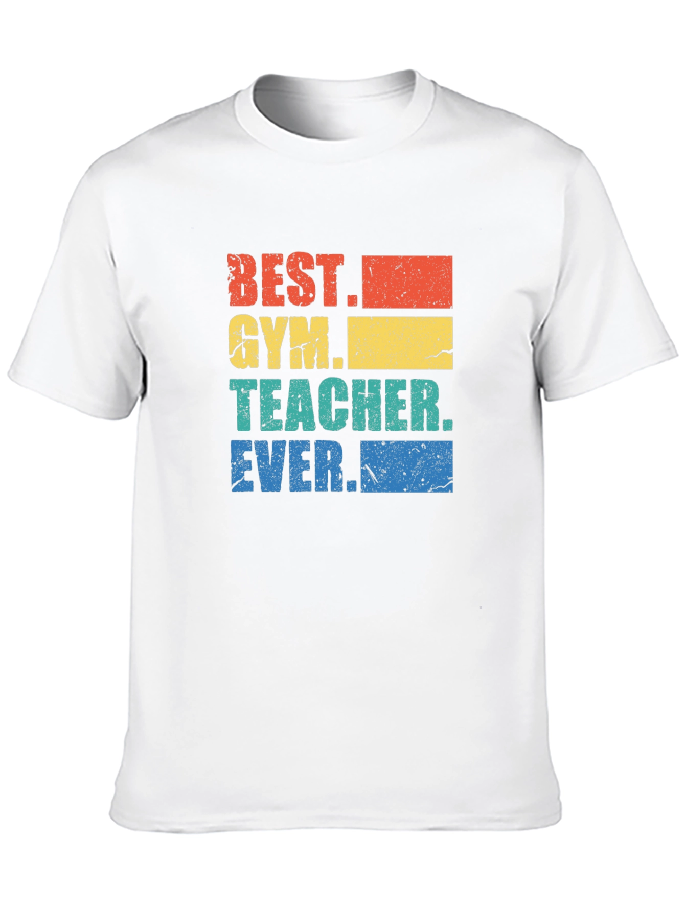 Best Gym Teacher Ever Retro Graphic T-Shirt