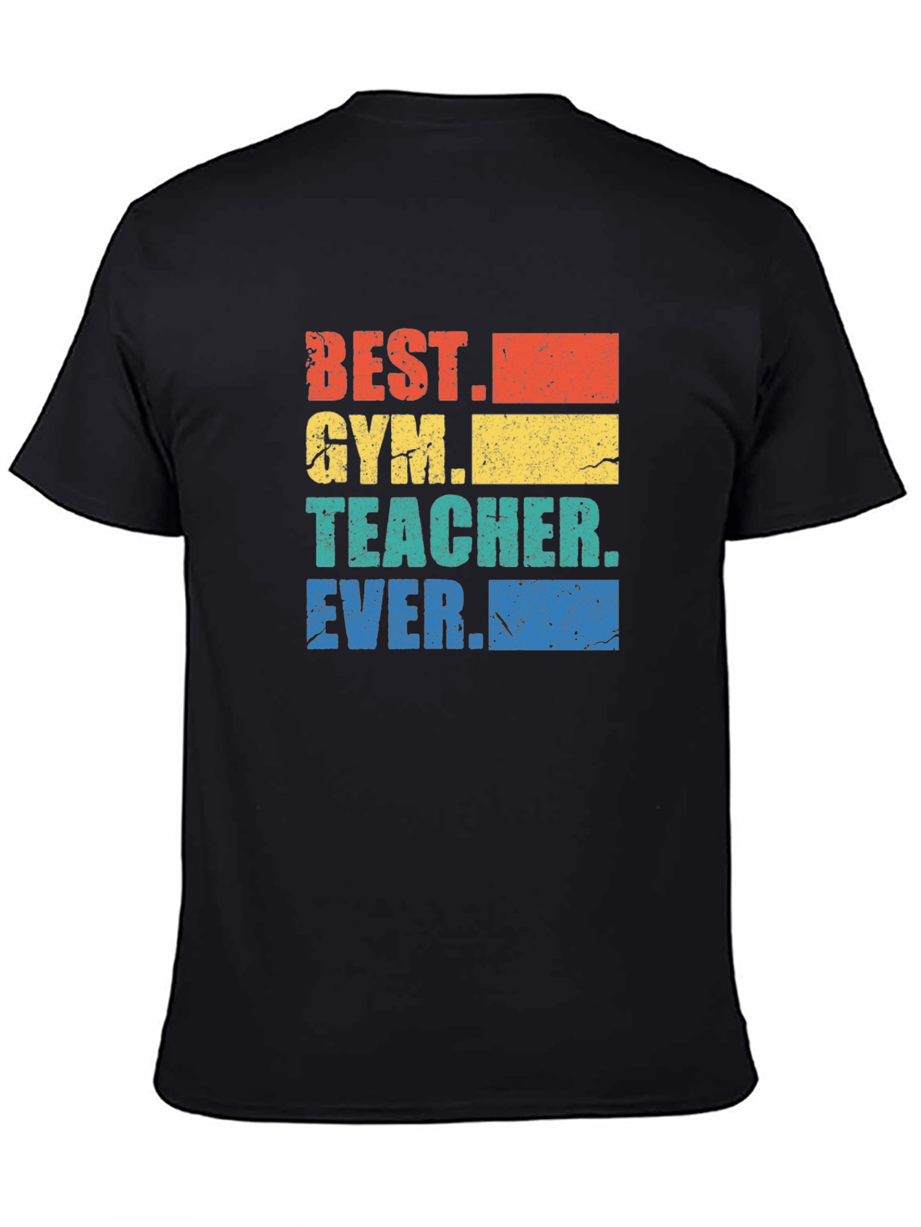 Best Gym Teacher Ever Retro Graphic T-Shirt