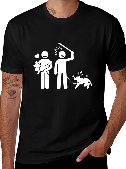 Humorous Dog Lover Graphic T-Shirt