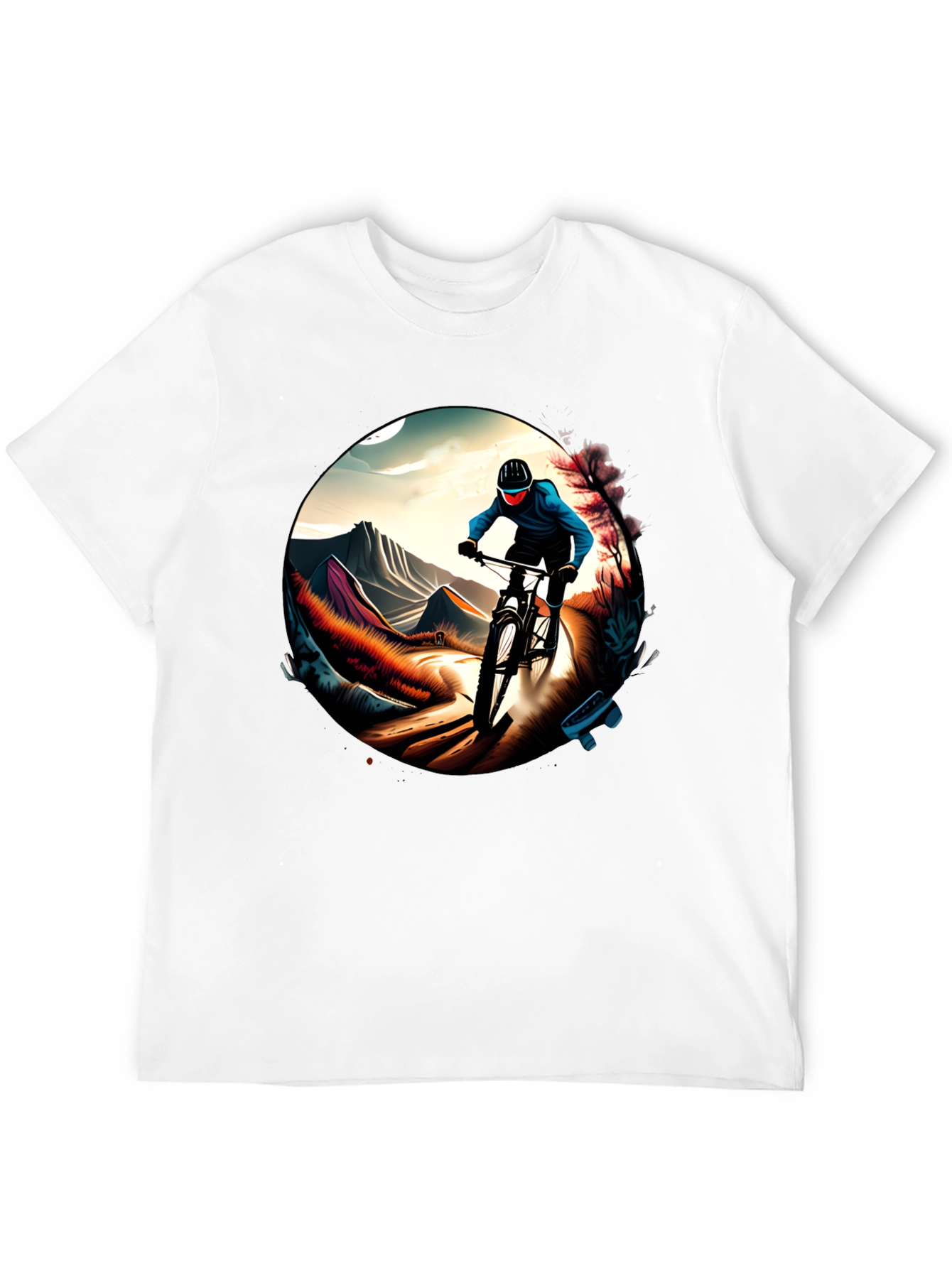 Mountain Biking Graphic Tee - Ride in Style