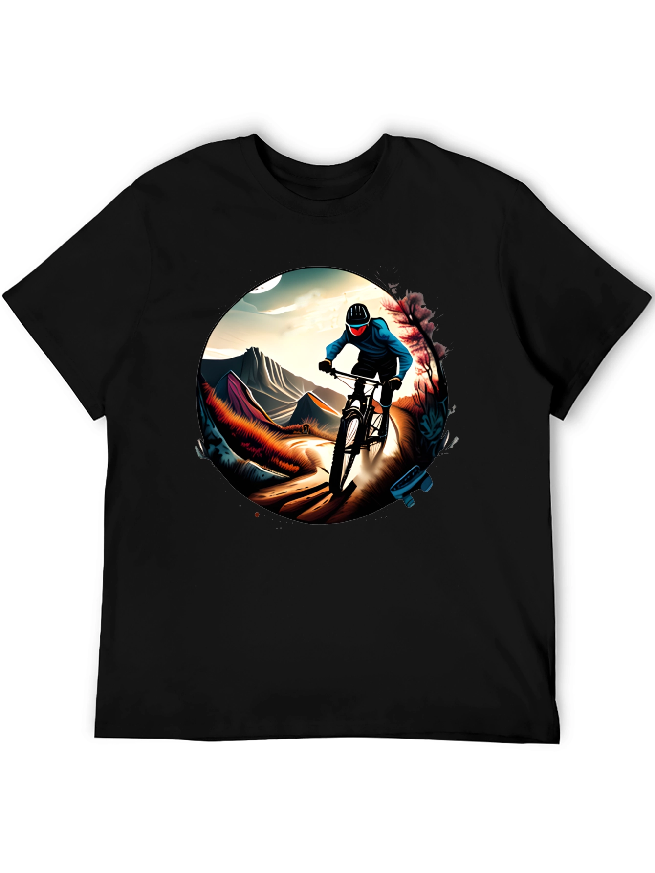 Mountain Biking Graphic Tee - Ride in Style